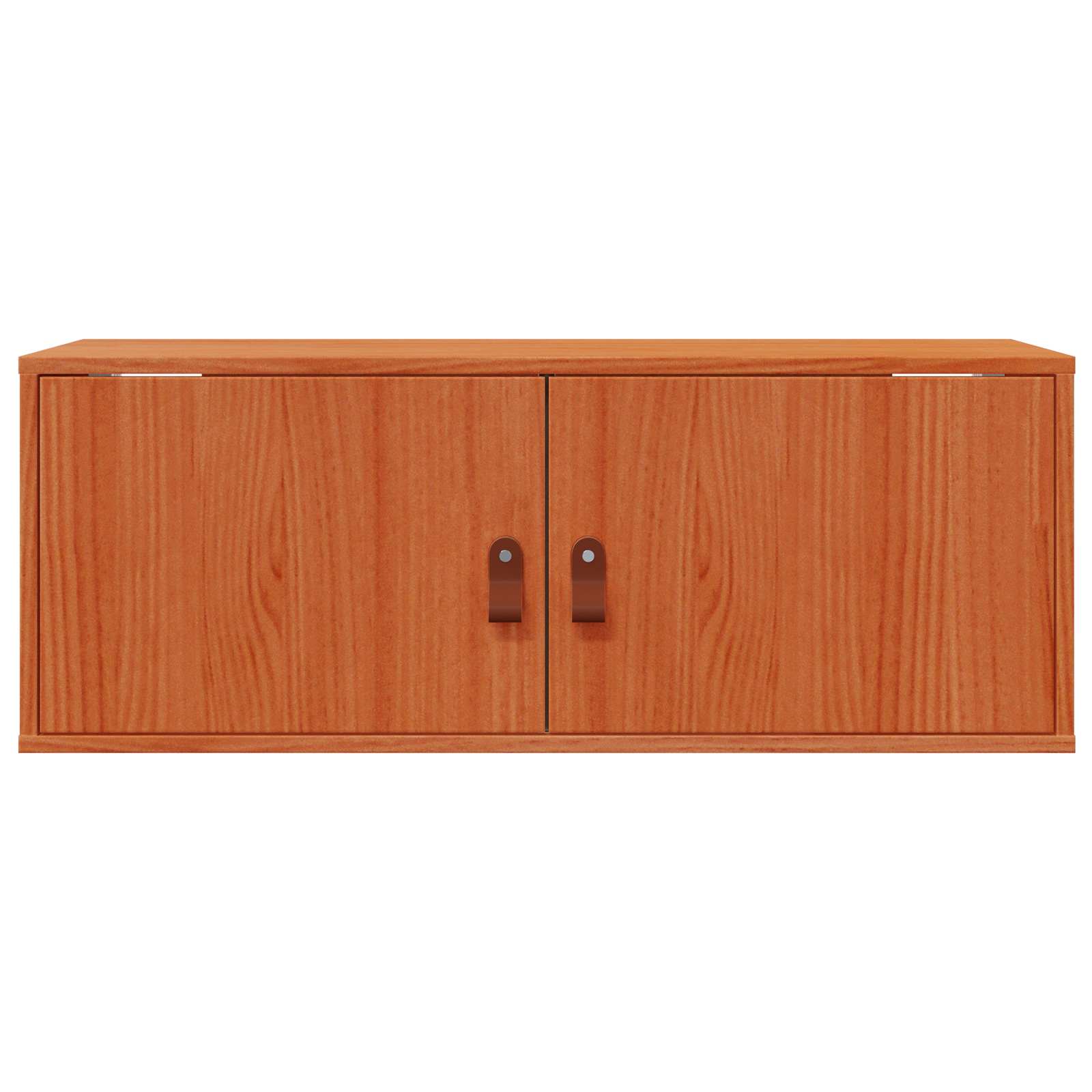 Ormar za Zid s policom Zidne 2 pcs Vosak smeđa 80 x 30 x 30 cm
