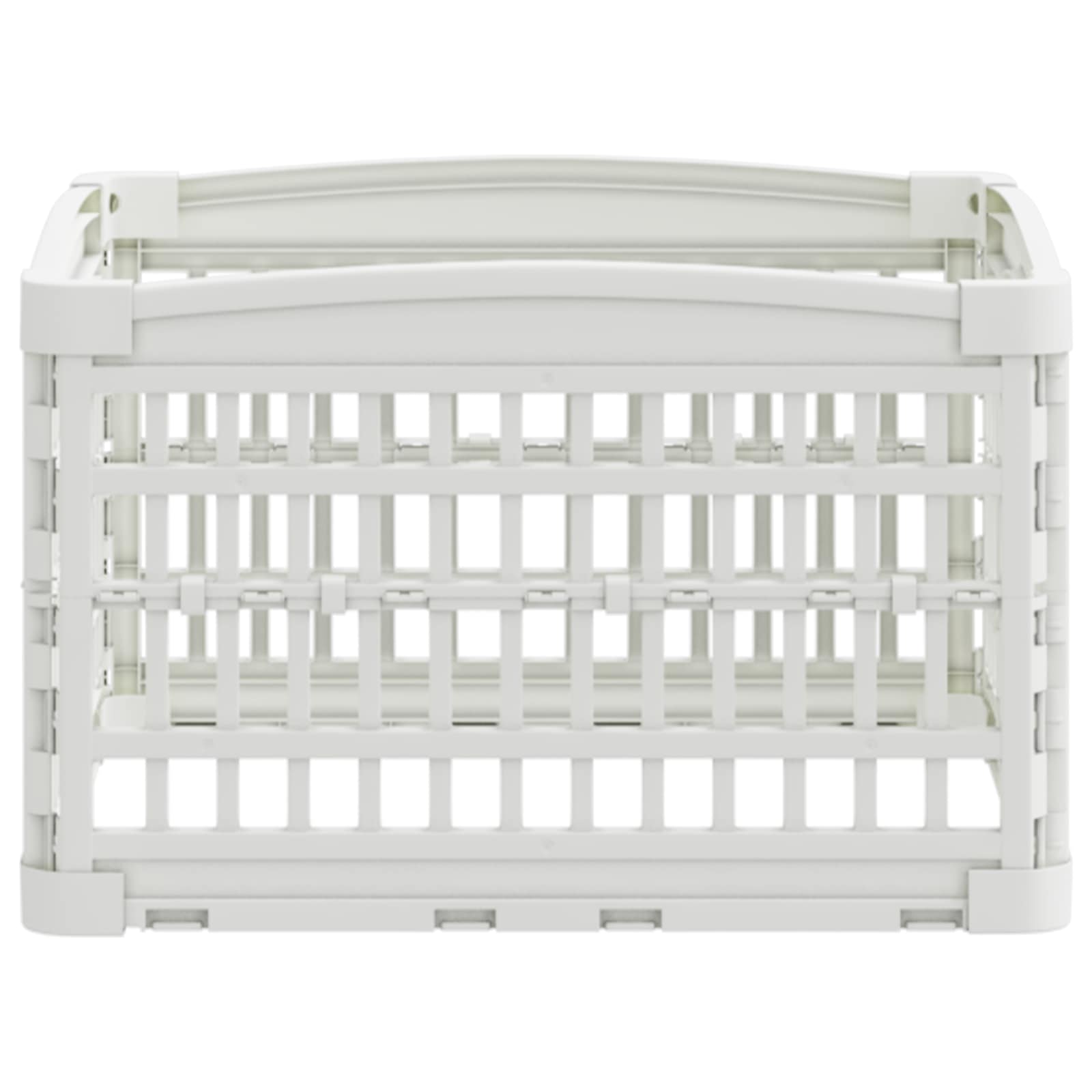 Igraonica za pse s 4 panela Bijela 63 x 63 x 40 cm Plastika
