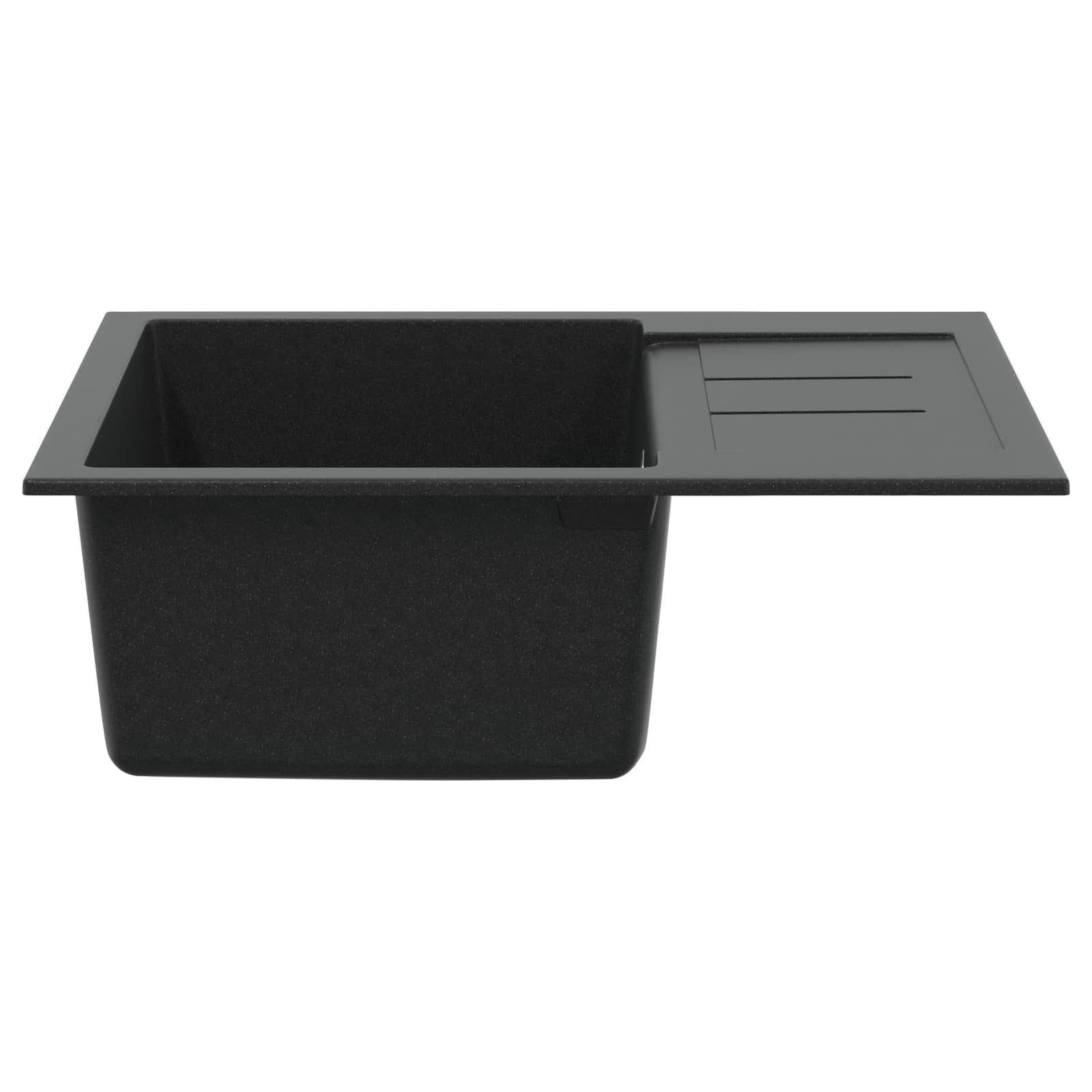 Umivaonik Crna 620 x 500 mm 80% kvarc i 20% smola