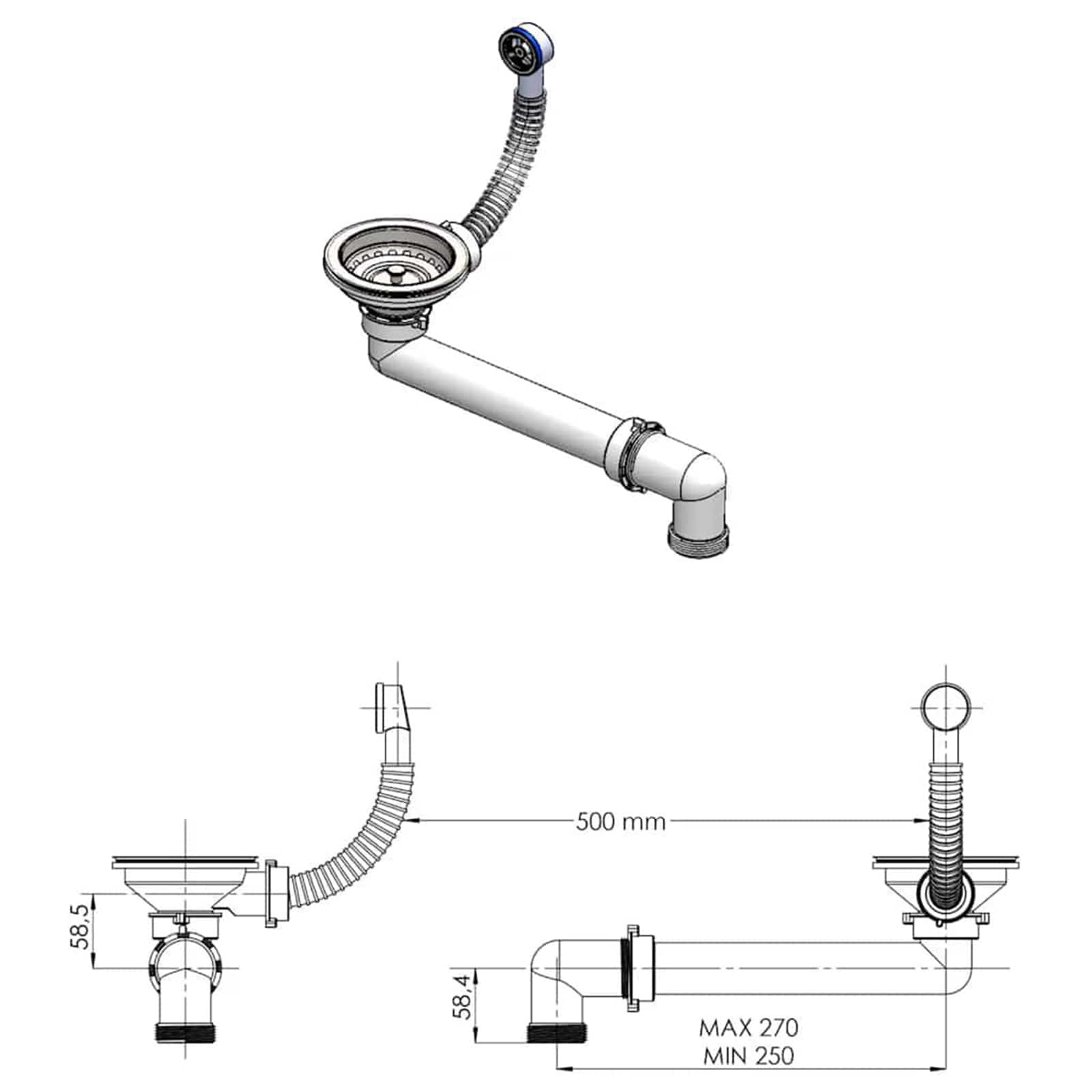 Umivaonik Bež 370 x 460 mm 80% kvarc i 20% smola