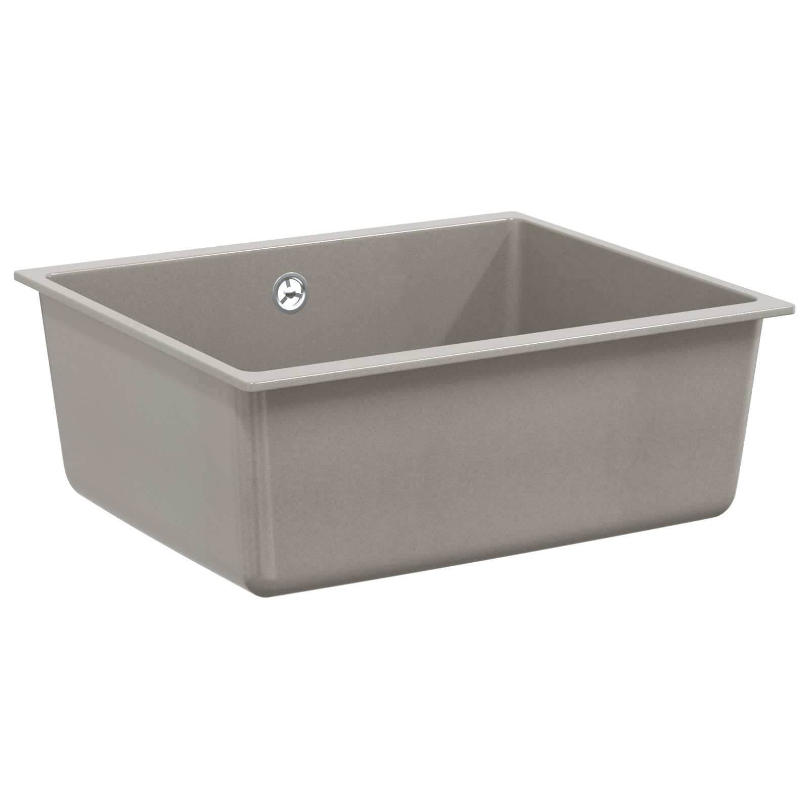 Umivaonik Siva 530 x 460 mm 80% kvarc i 20% smola