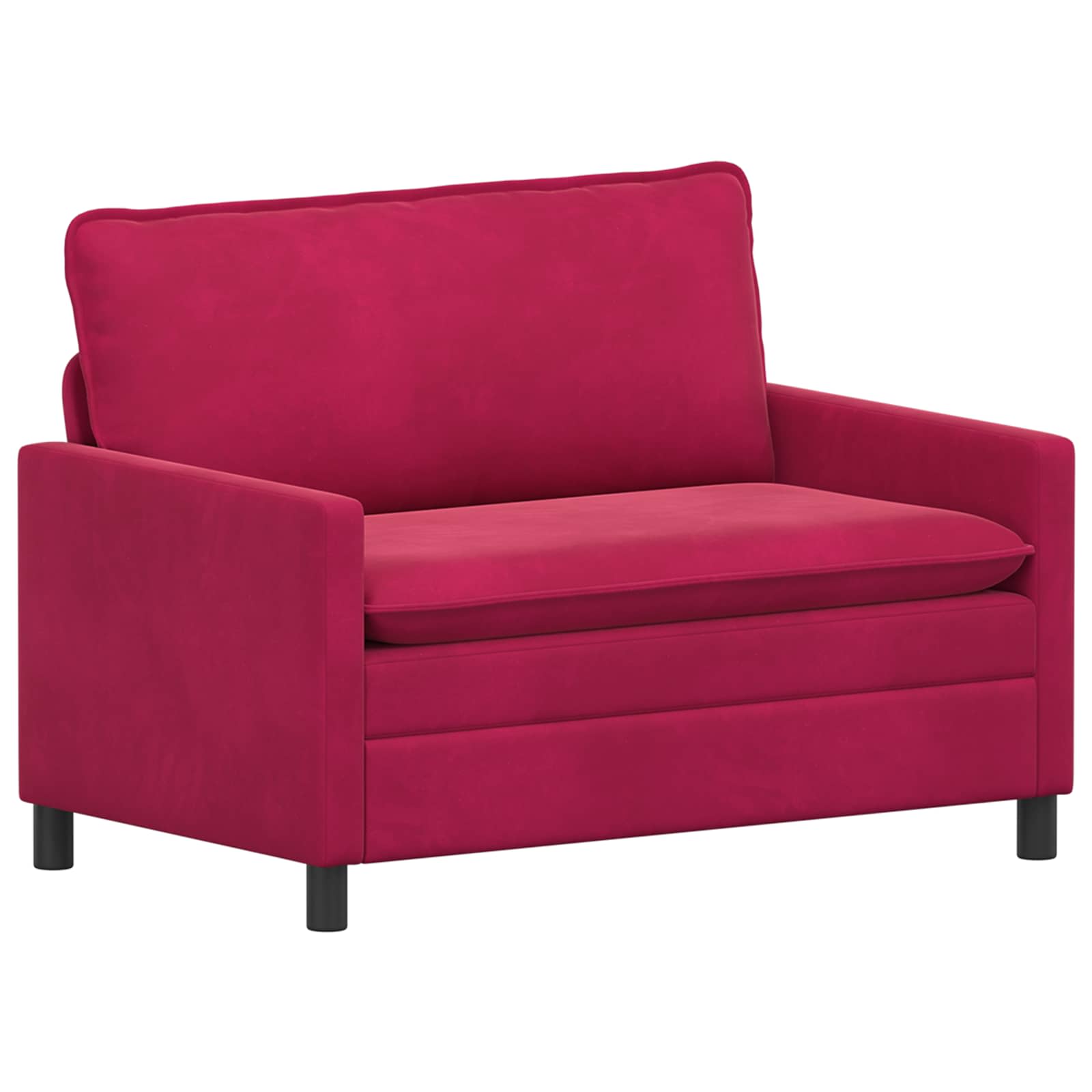 Set sofe 2 pcs Vinska crvena Baršun