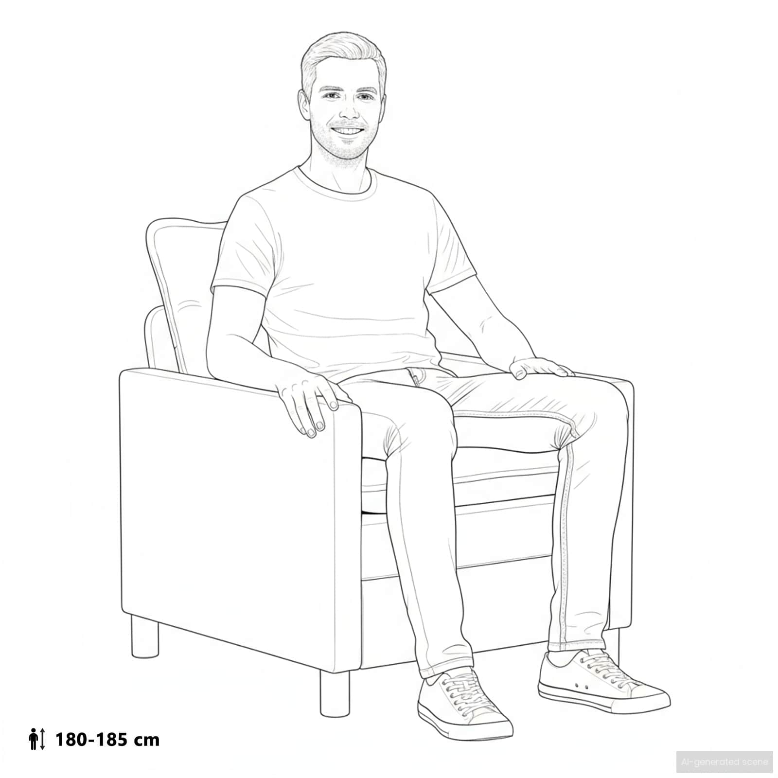 Set sofe 2 pcs Tamnosiva Poliester