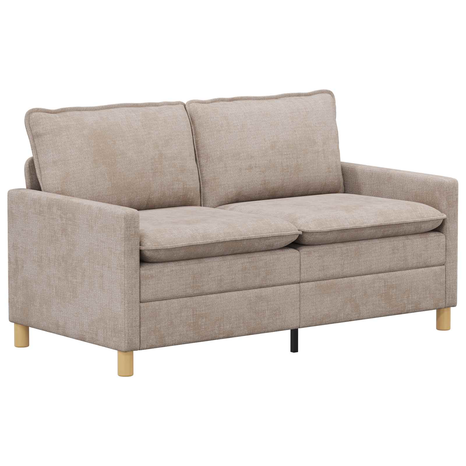 Set sofe 2 pcs Bež Poliester