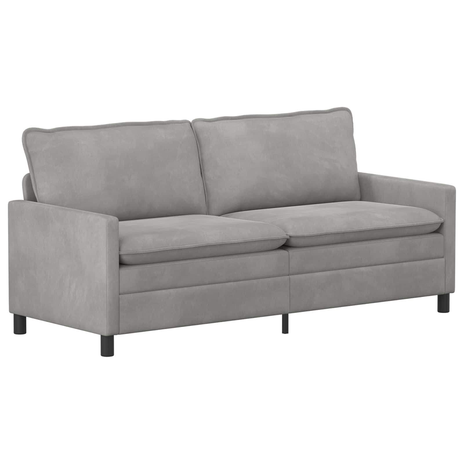 Set sofe 2 pcs Svjetlosiva Baršun