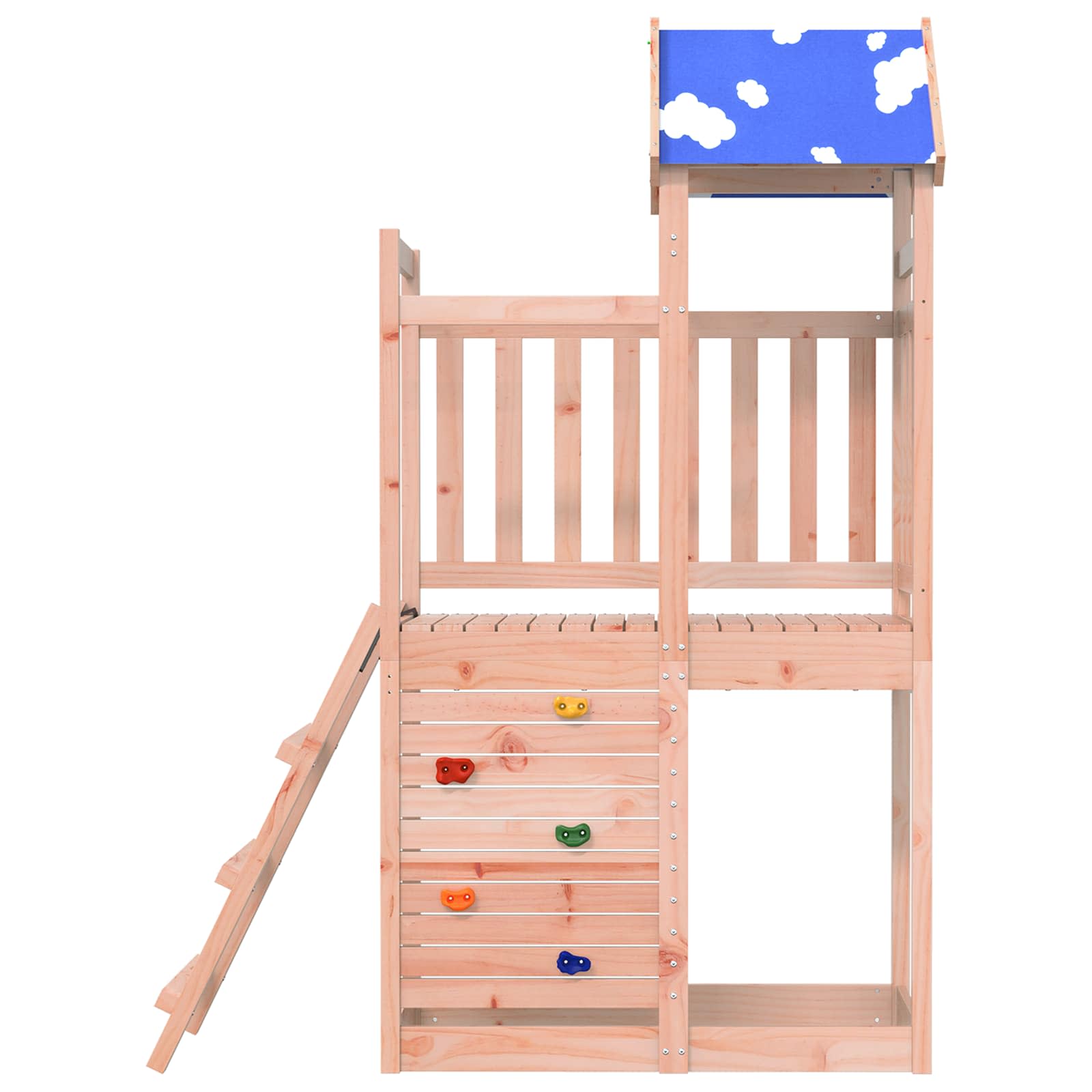 Igraći Toranj Smeđa 110,5 x 52,5 x 215cm Solidno Douglas Drvo