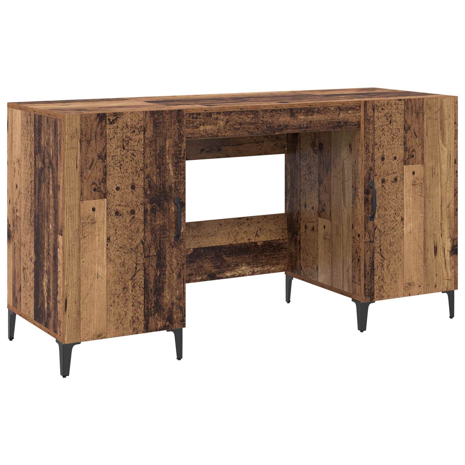 Stol s pohranom Staro drvo 140 x 50 x 75 cm Konstruirano drvo