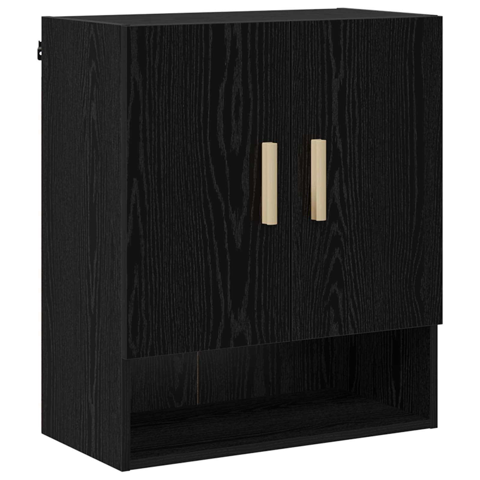 Ormar za Zid Zidne Crni hrast 60 x 31 x 70 cm Konstruirano drvo