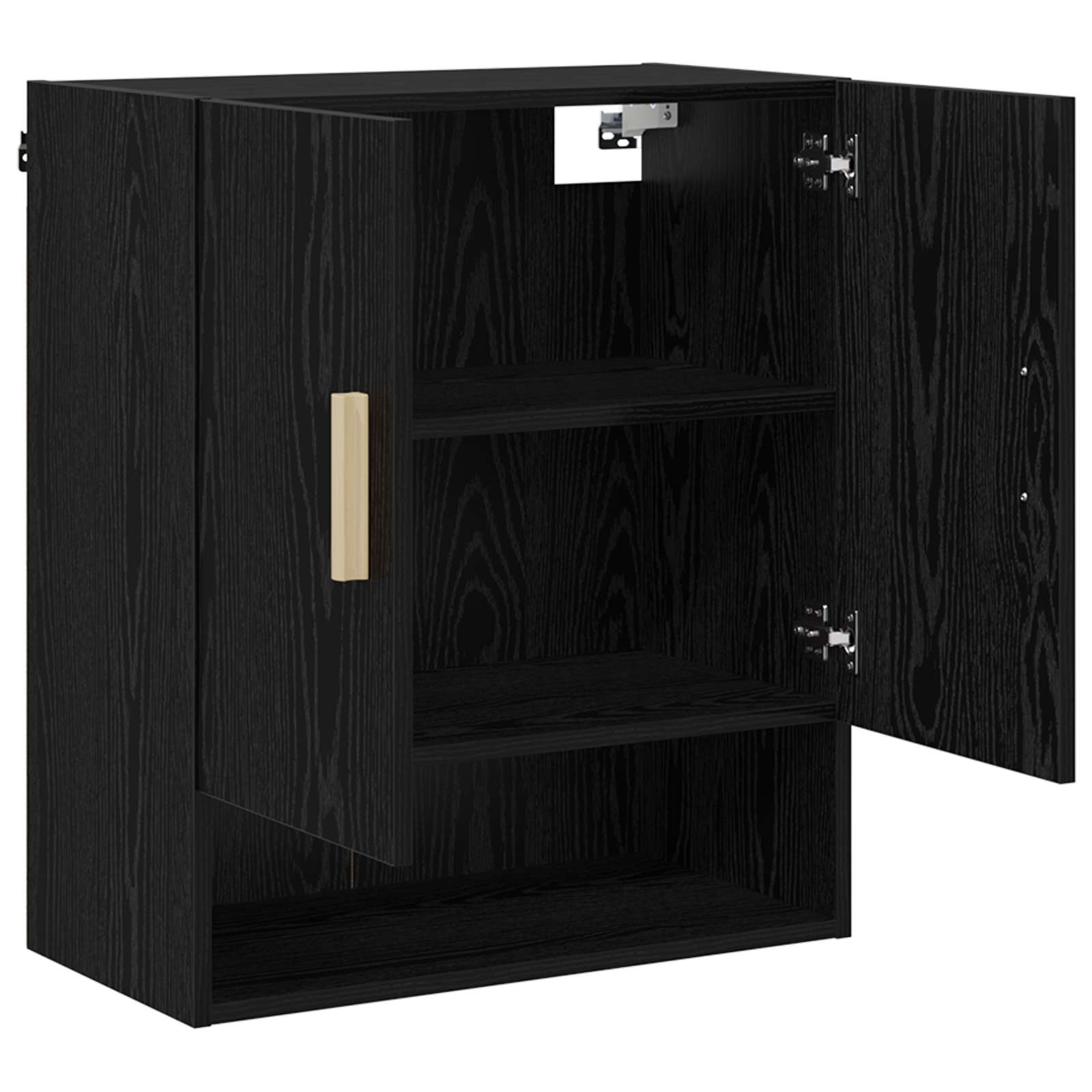 Ormar za Zid Zidne Crni hrast 60 x 31 x 70 cm Konstruirano drvo