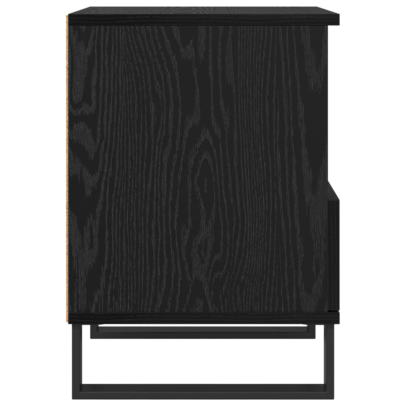 Ormarić za krevet Crni hrast 40 x 35 x 50 cm Konstruirano drvo