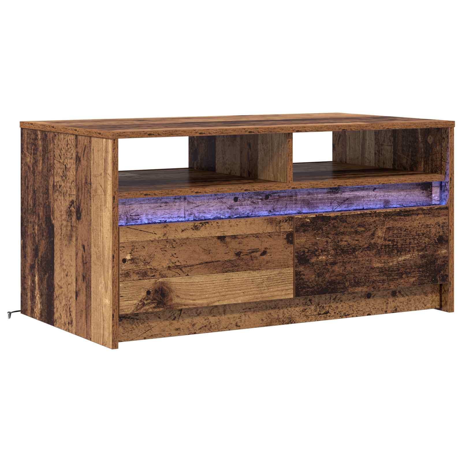 Kava Stol Staro drvo 90 x 50 x 45 cm Konstruirano drvo