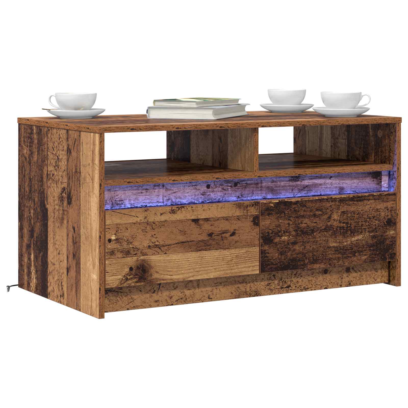 Kava Stol Staro drvo 90 x 50 x 45 cm Konstruirano drvo
