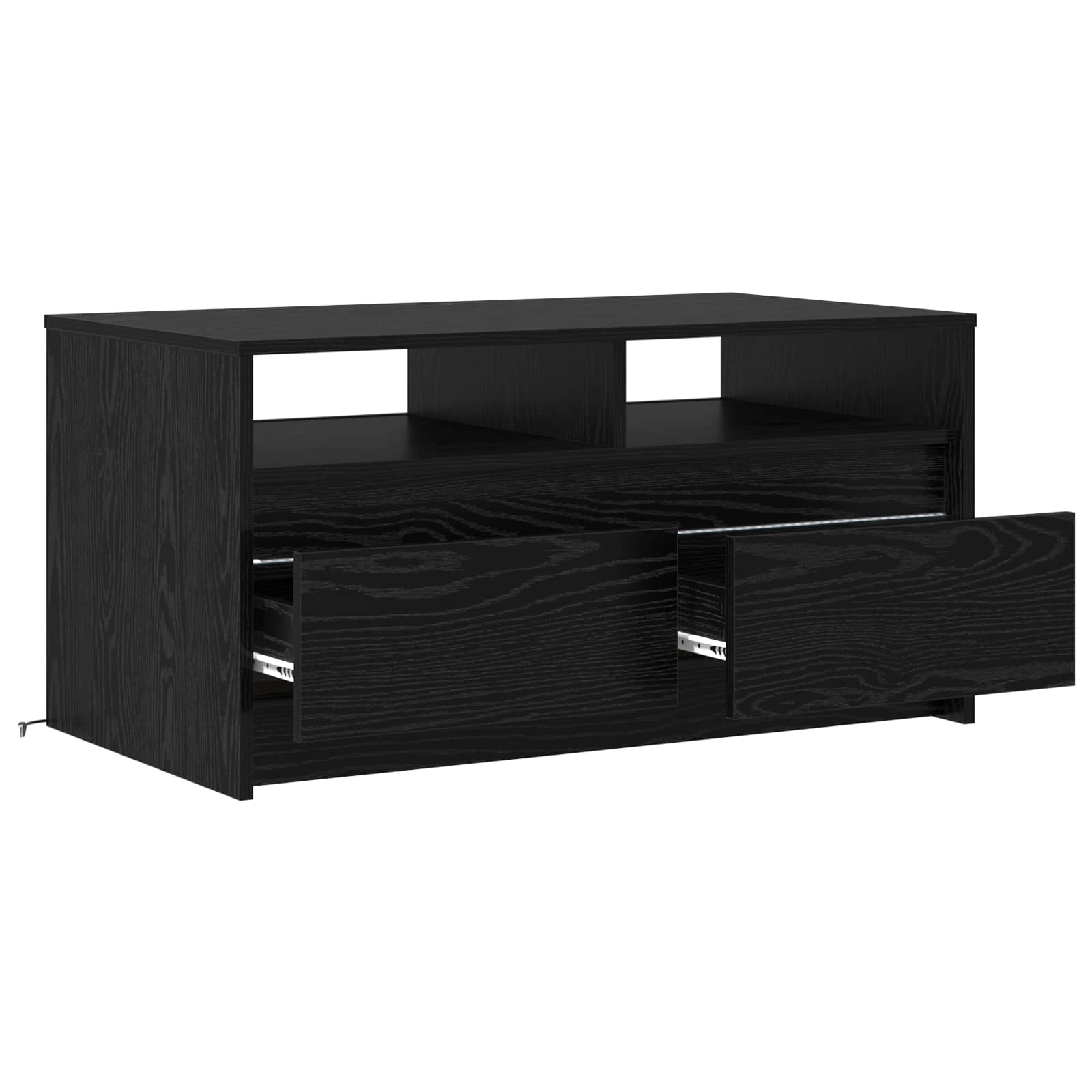 Kava Stol Crni hrast 90 x 50 x 45 cm Konstruirano drvo