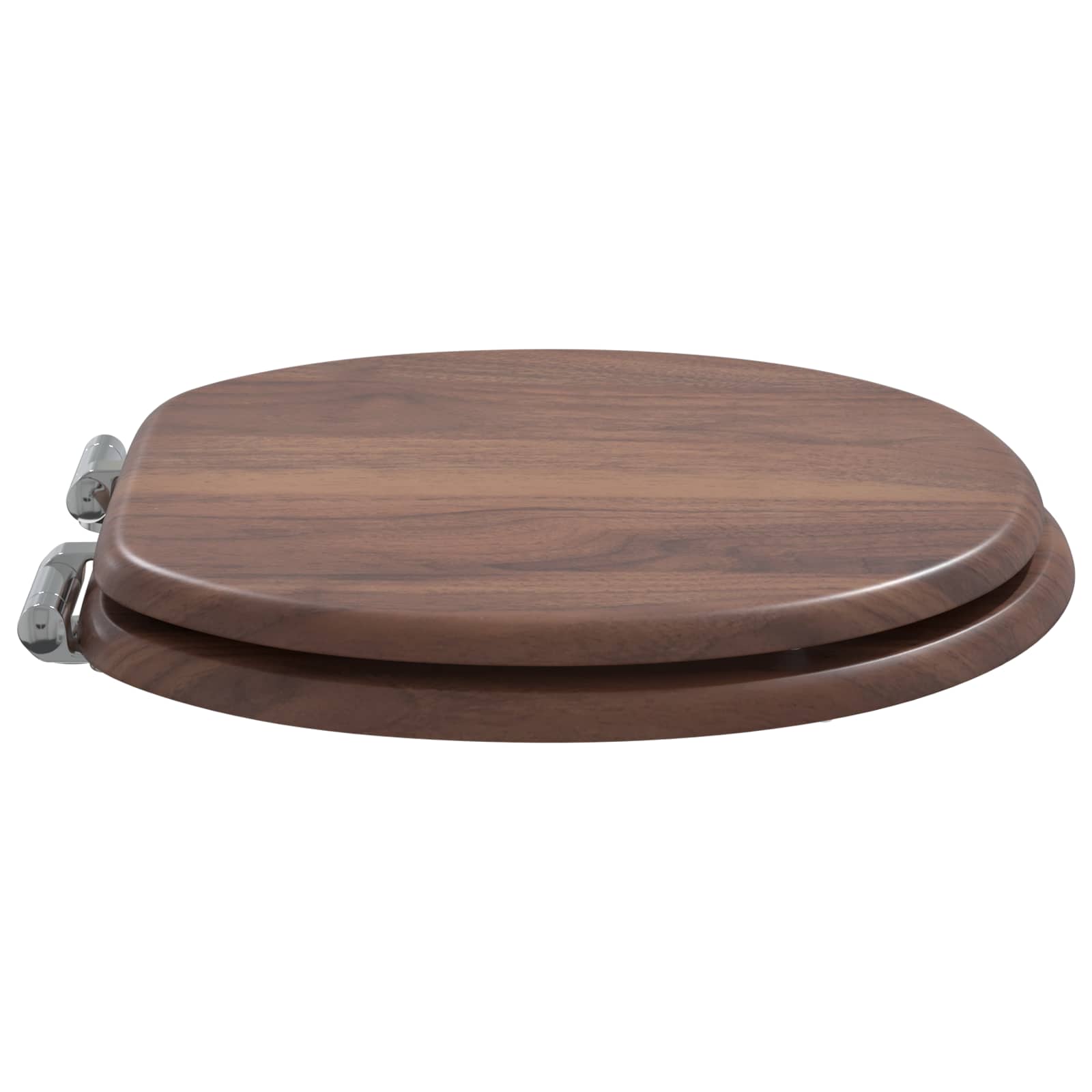 Toaletna sjedala s mekim zatvaranjem Smeđa 44 x 38 cm MDF ploča