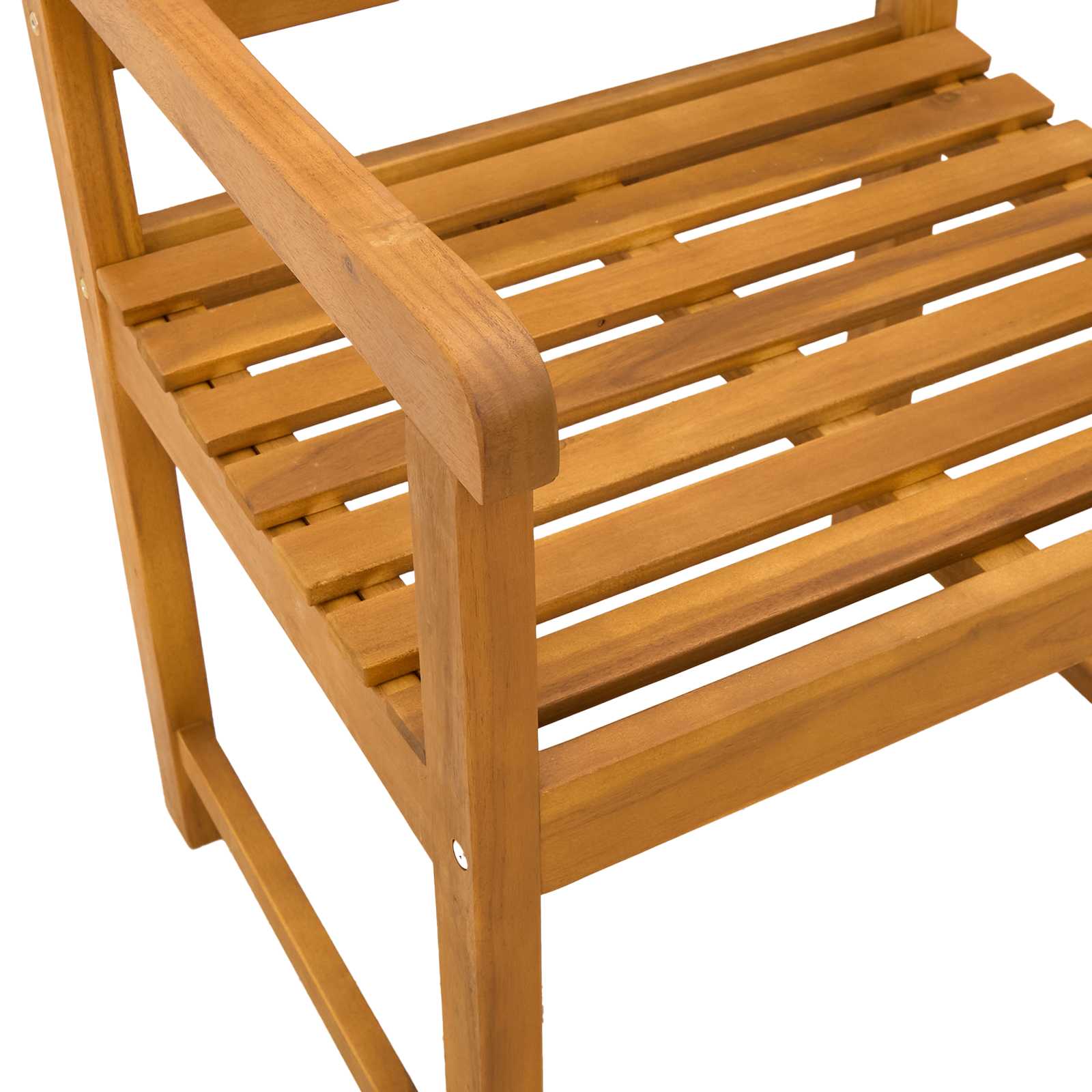 Vanjska klupa 2 pcs Prirodna 56 x 55,5 x 90 cm