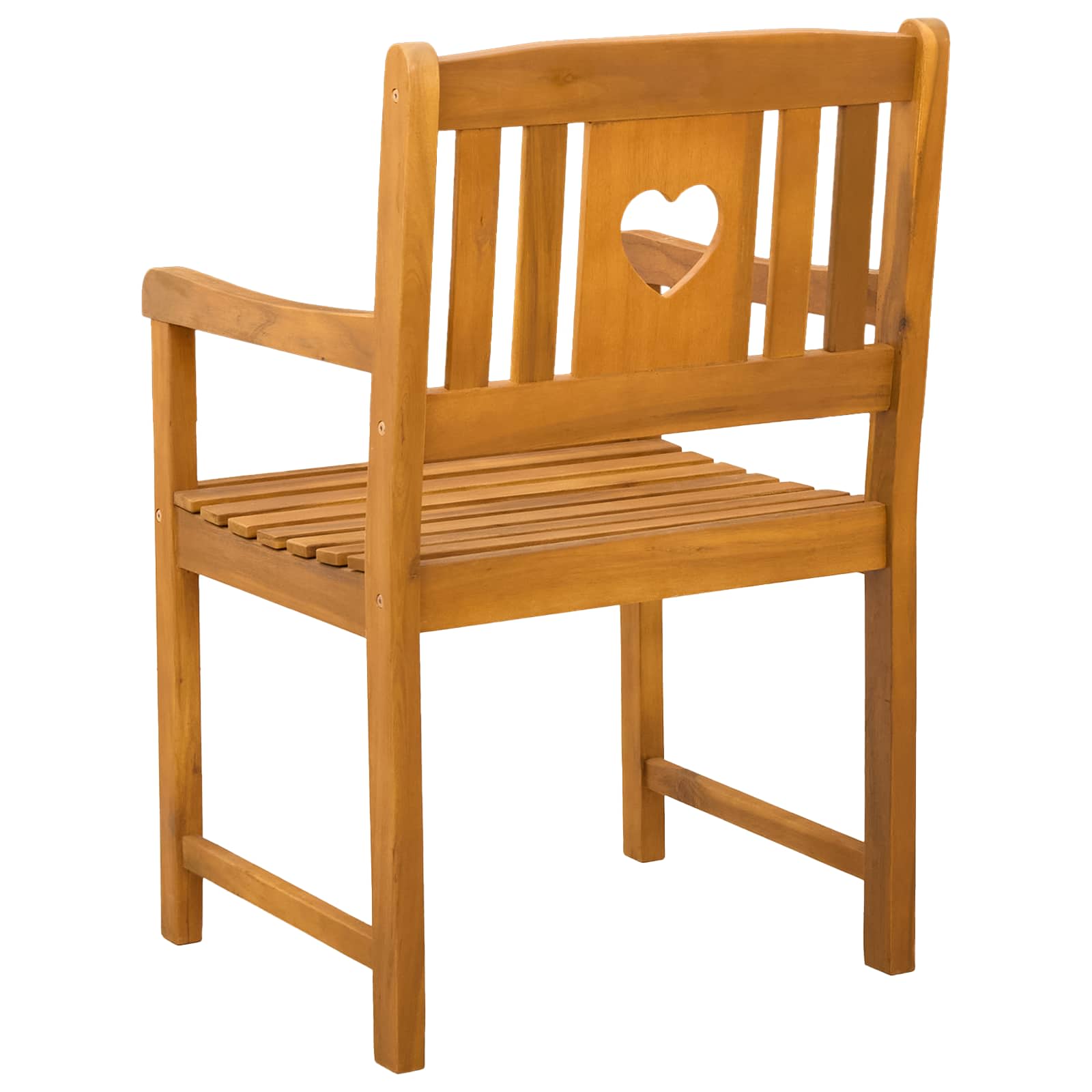 Vanjska klupa 2 pcs Prirodna 56 x 55,5 x 90 cm