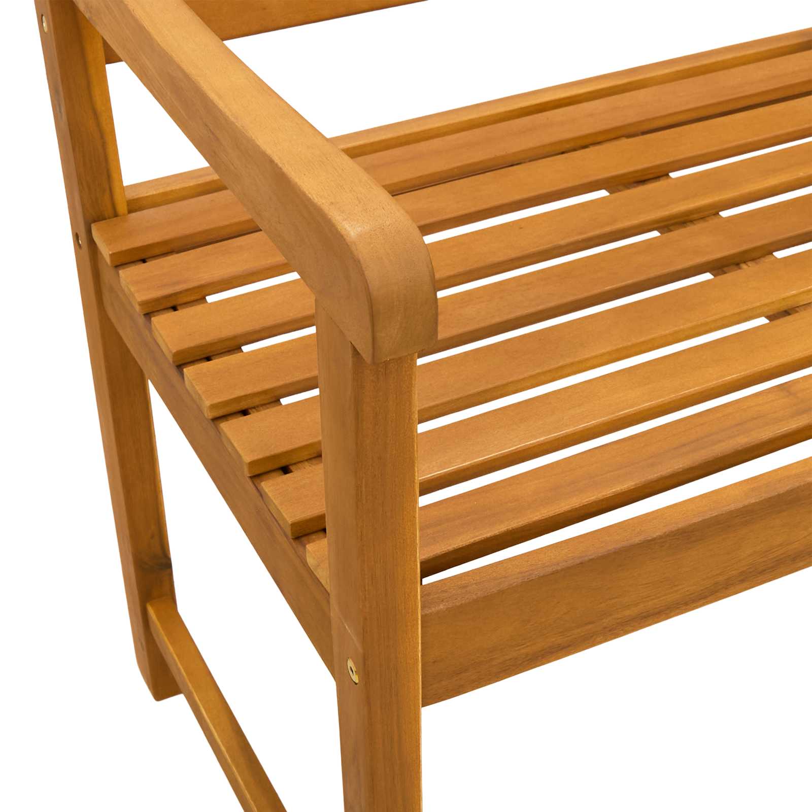 Ljulska klupa za vrt Prirodna 110 x 56 x 58 cm