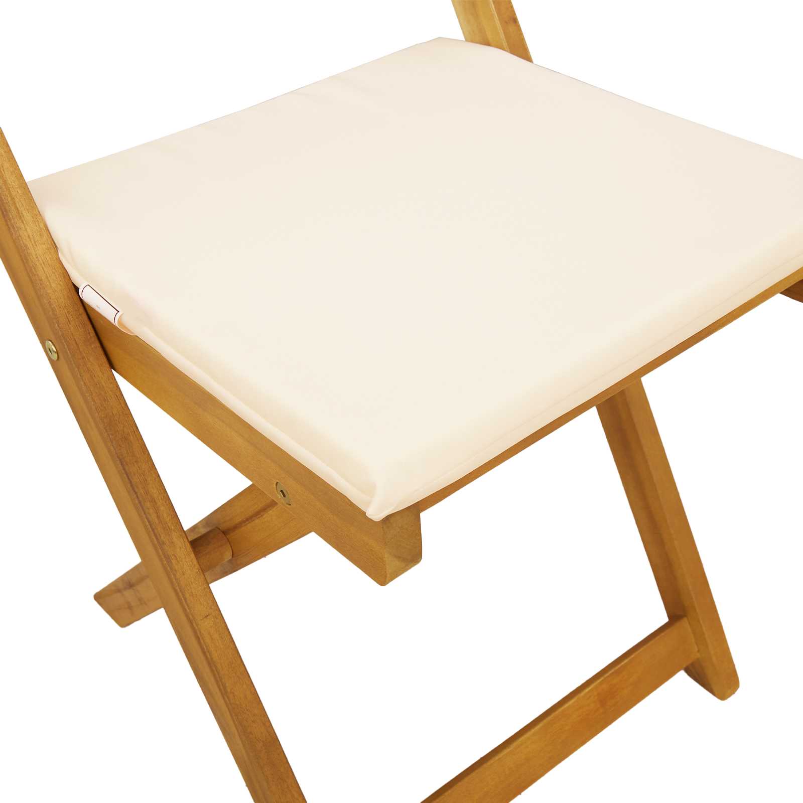 Vanjske bistro stolice 4 pcs Krem bijela 40 x 53 x 80 cm