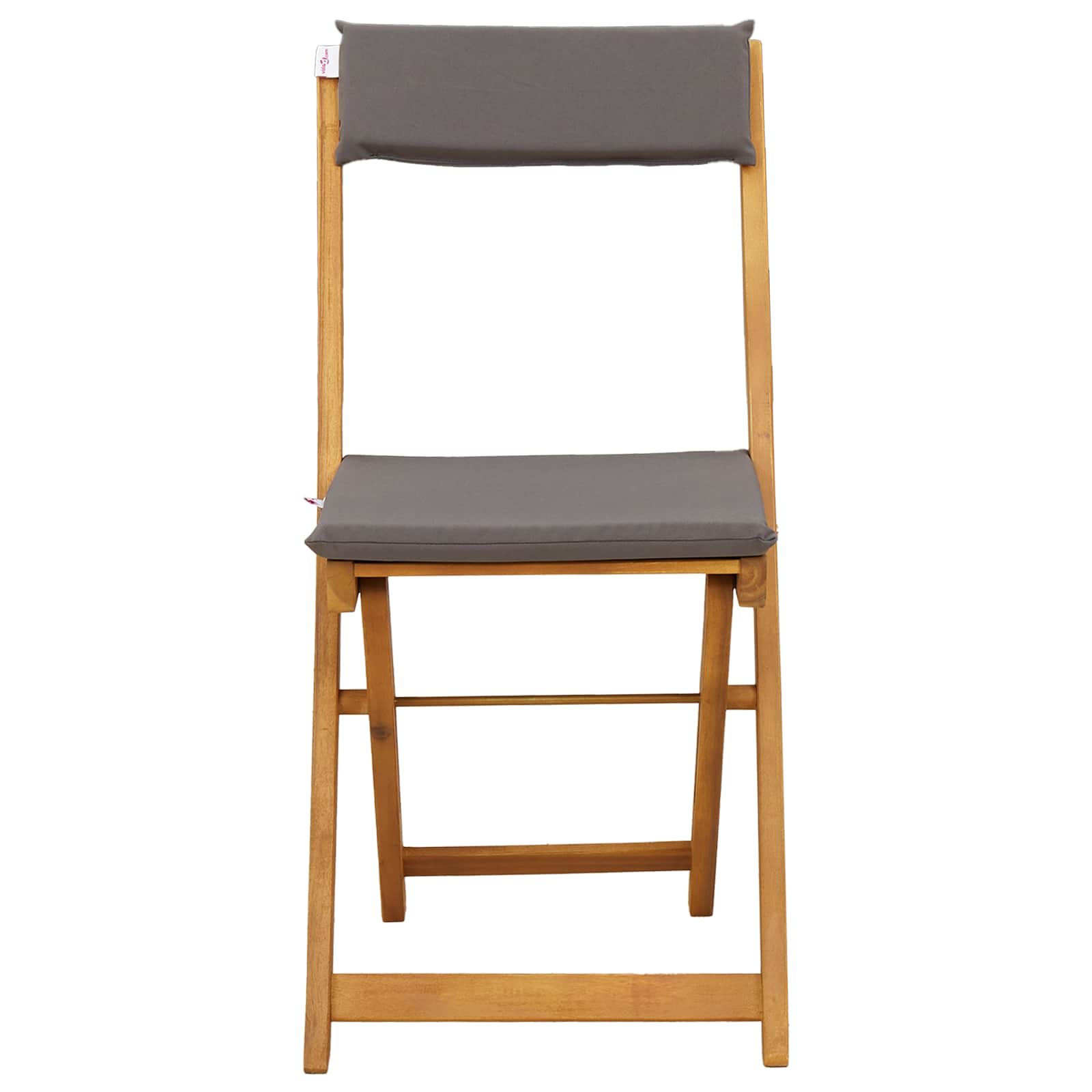 Vanjske bistro stolice 4 pcs Tamnosiva 40 x 53 x 80 cm