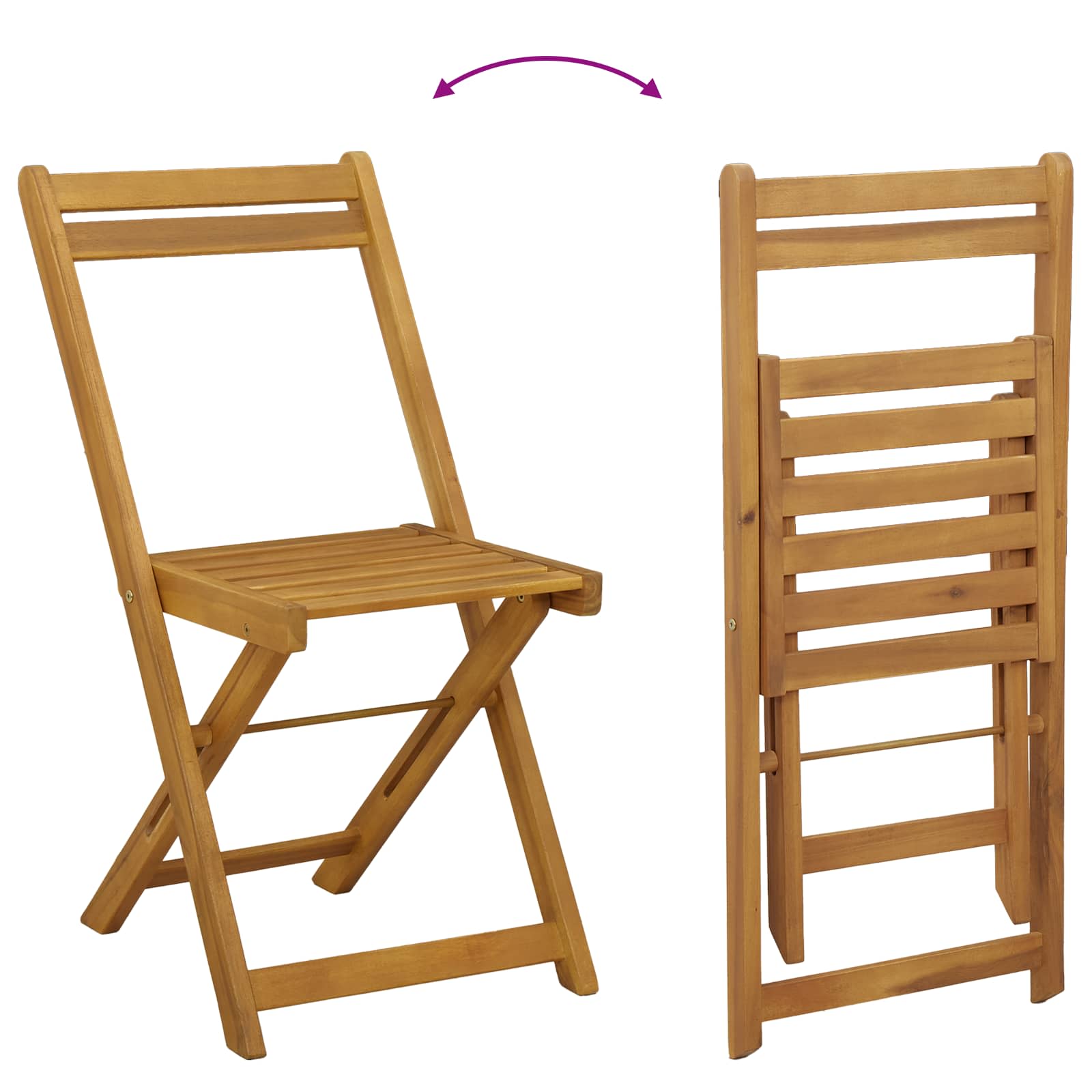 Vanjske bistro stolice 4 pcs Tamnosiva 40 x 53 x 80 cm