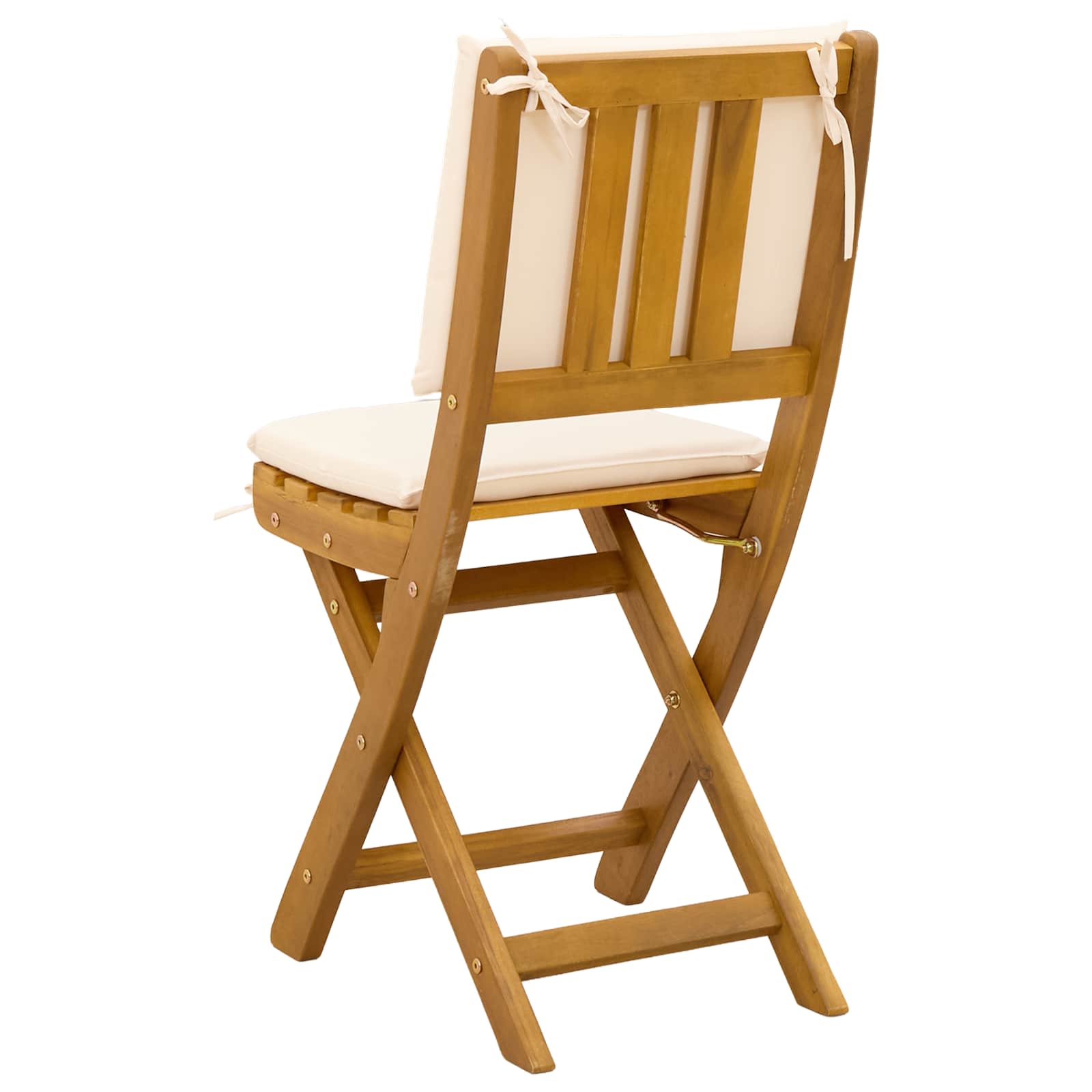 Vanjske bistro stolice 4 pcs Krem bijela 38 x 46 x 85 cm