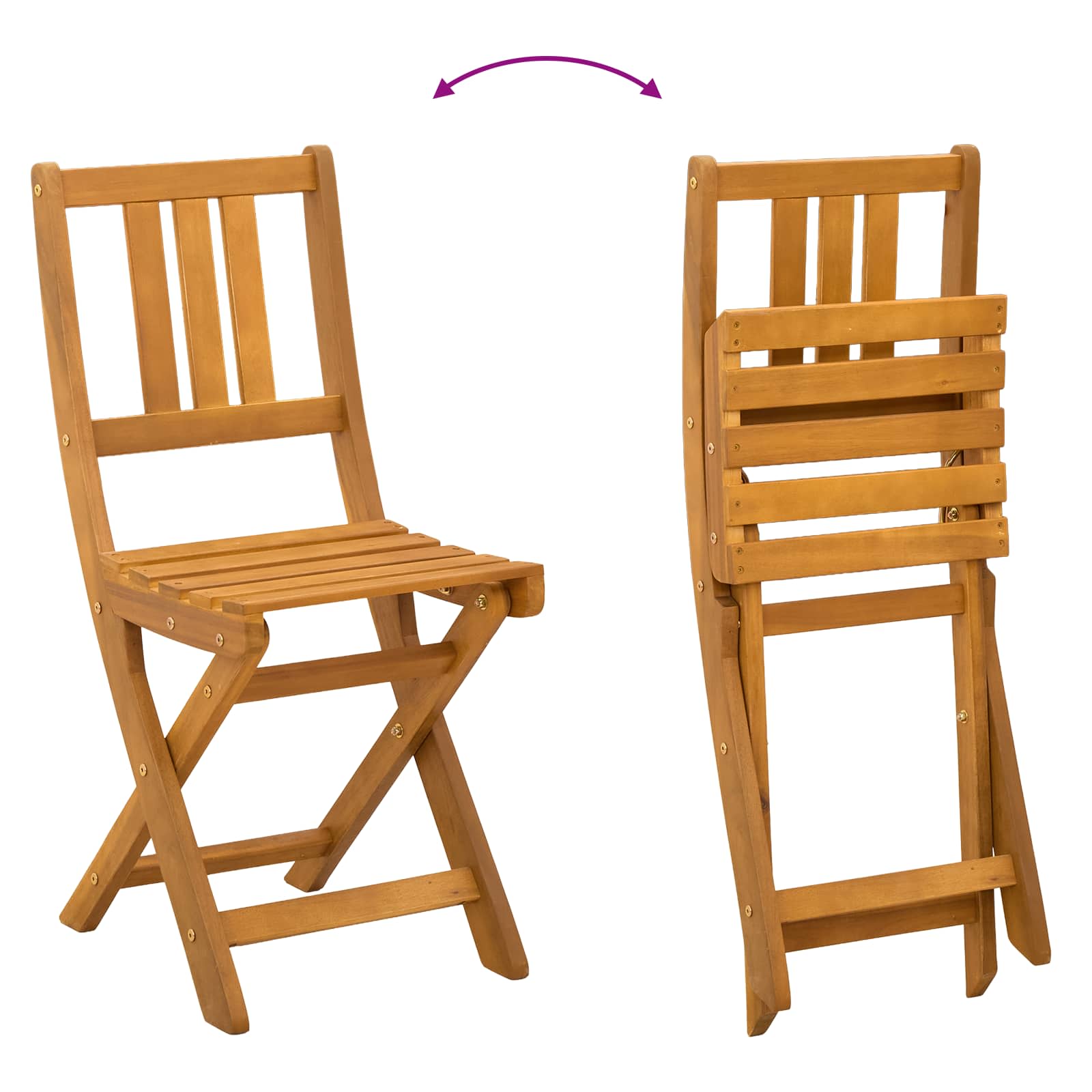 Vanjske bistro stolice 4 pcs Tamnosiva 38 x 46 x 85 cm