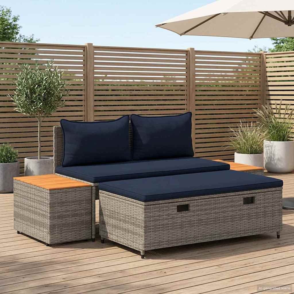 Set vanjskih sofa 4-Broj sjedala 4 pcs 55 x 30 x 39 cm