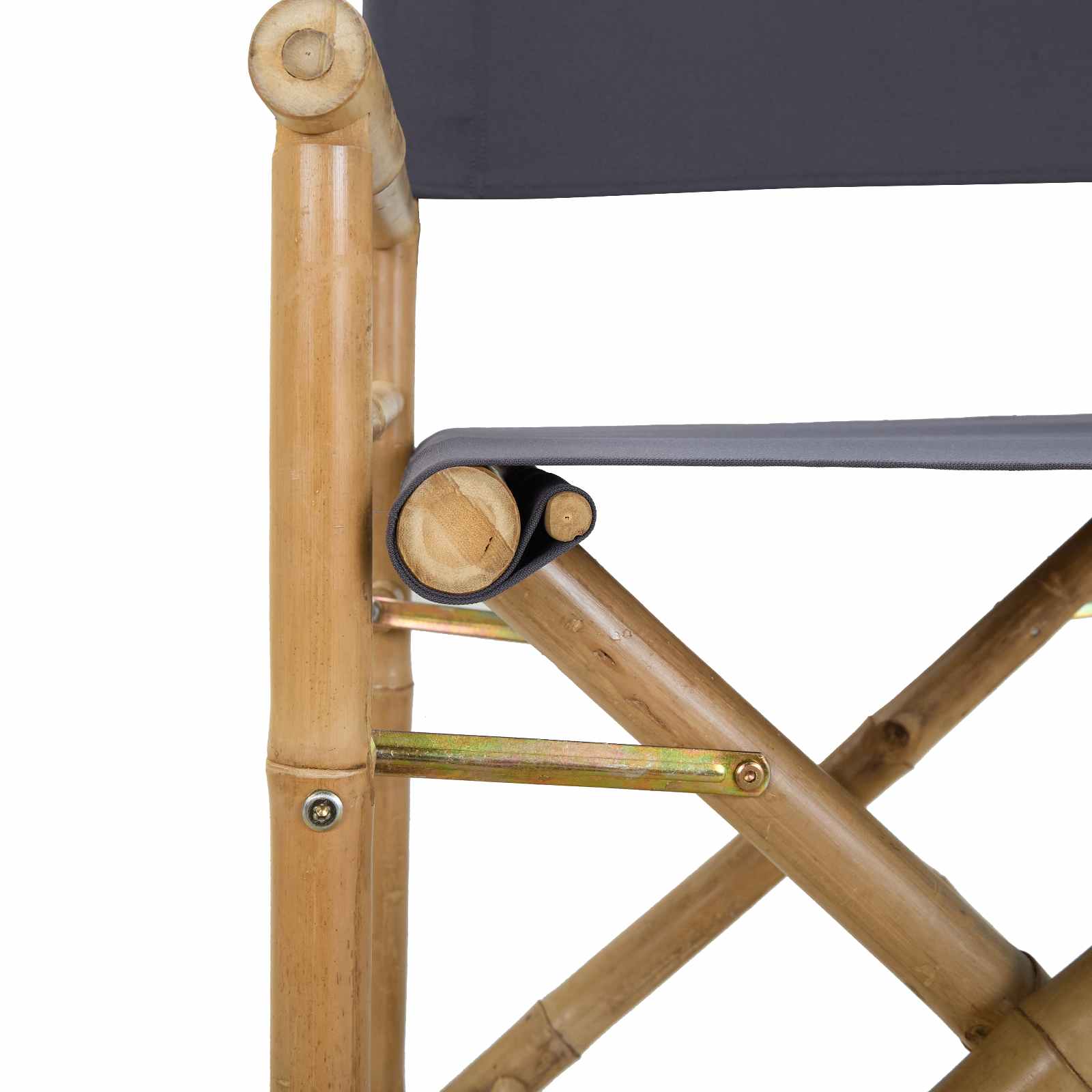 Sklopiva stolica za direktore 2 pcs Prirodna Bambus