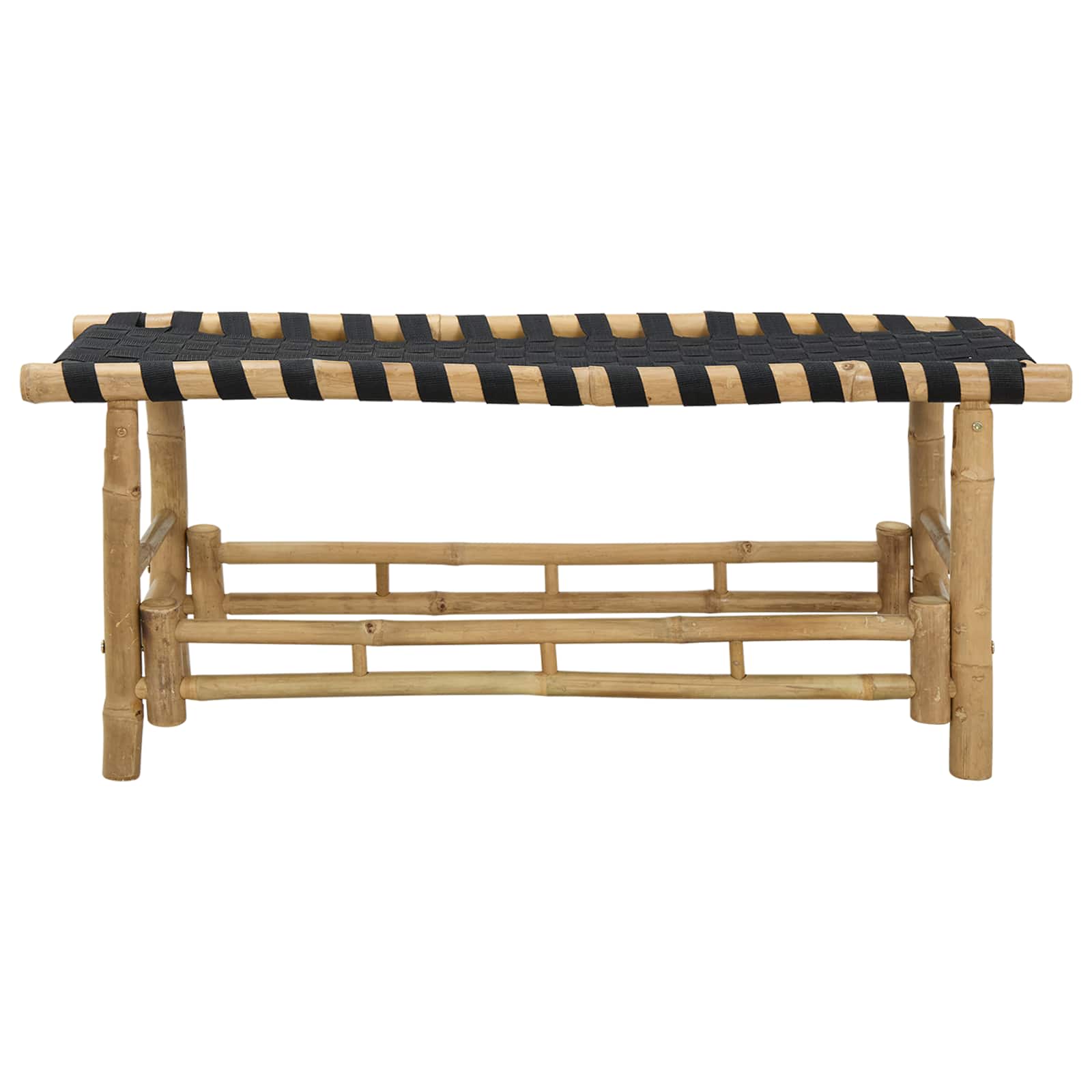 Vrtna klupa 110 x 38 x 40 cm Bambus Prirodna Pravokutni