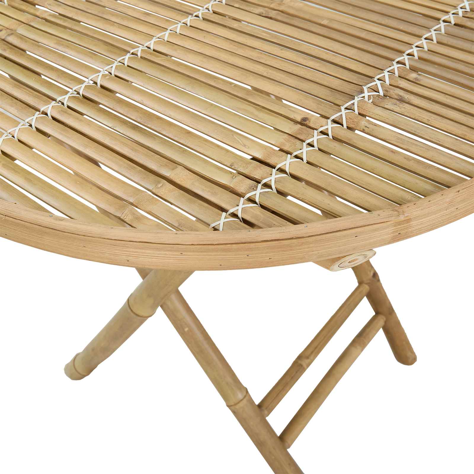 Stol za vrt Prirodna 80 x 70 cm Bambus