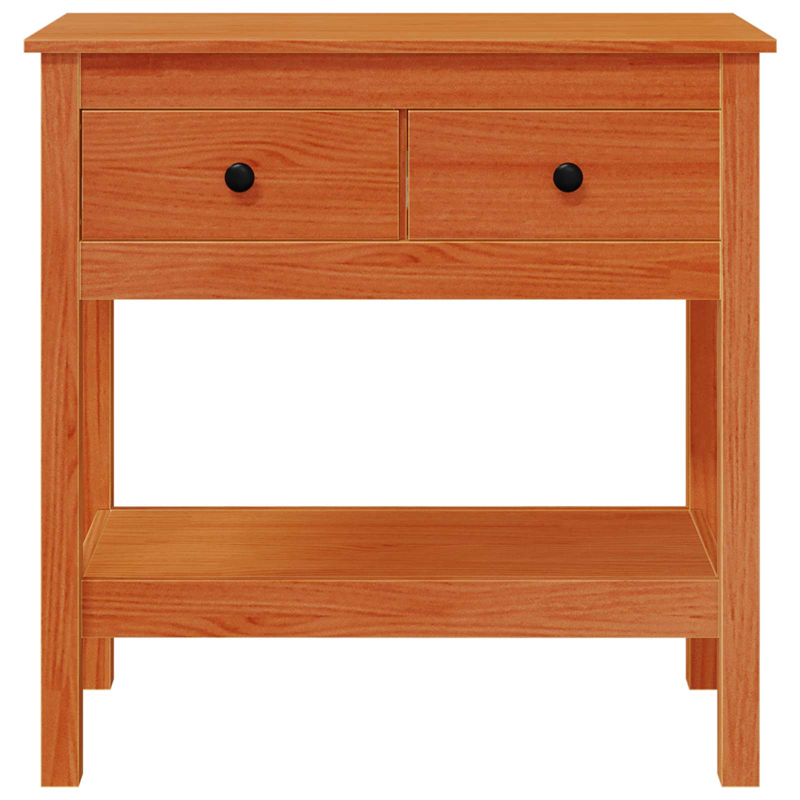Konzolna stolica Vosak smeđa 75 x 35 x 75 cm Čvrsto borovo drvo