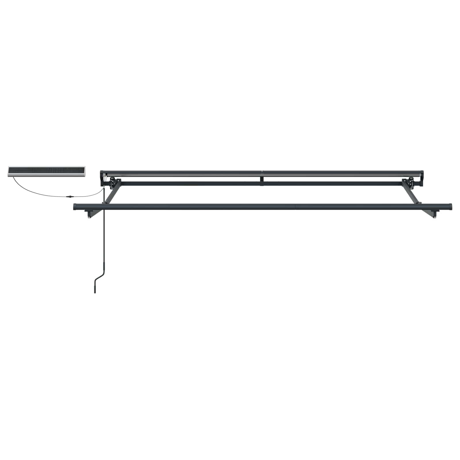 Električni sklopivi okvir tende Antracit 3 x 2 m Čelik