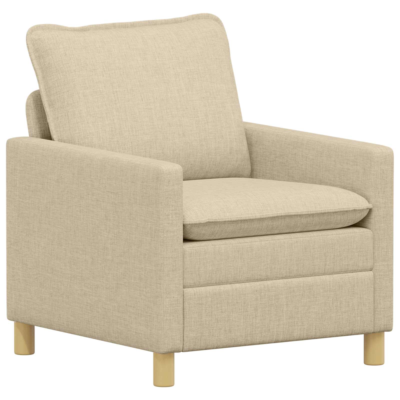 Sofa Krem 76 x 81 x 87,5 cm Tkanina
