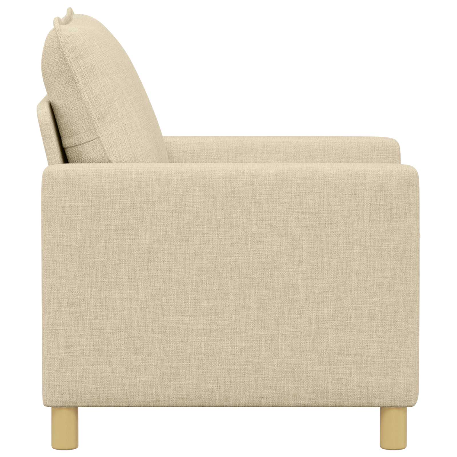 Sofa Krem 76 x 81 x 87,5 cm Tkanina