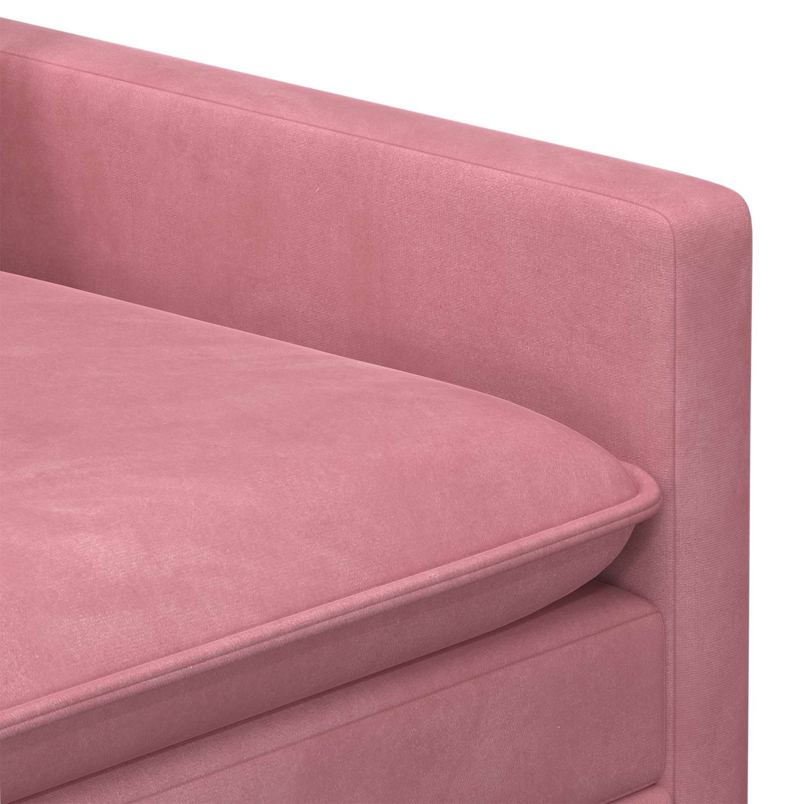 Sofa Ružičasta 76 x 81 x 87,5 cm Baršun