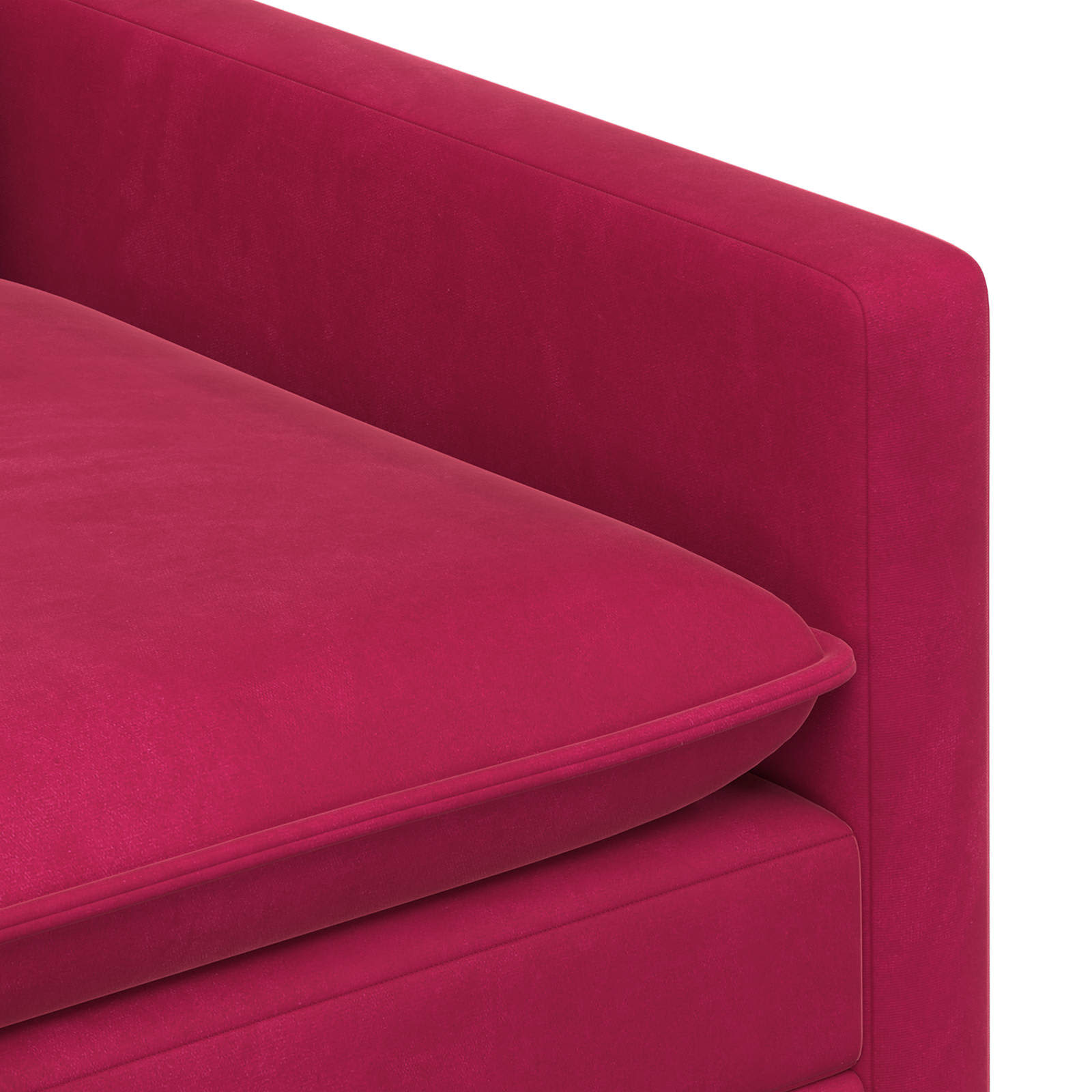 Sofa Vinska crvena 76 x 81 x 87,5 cm Baršun