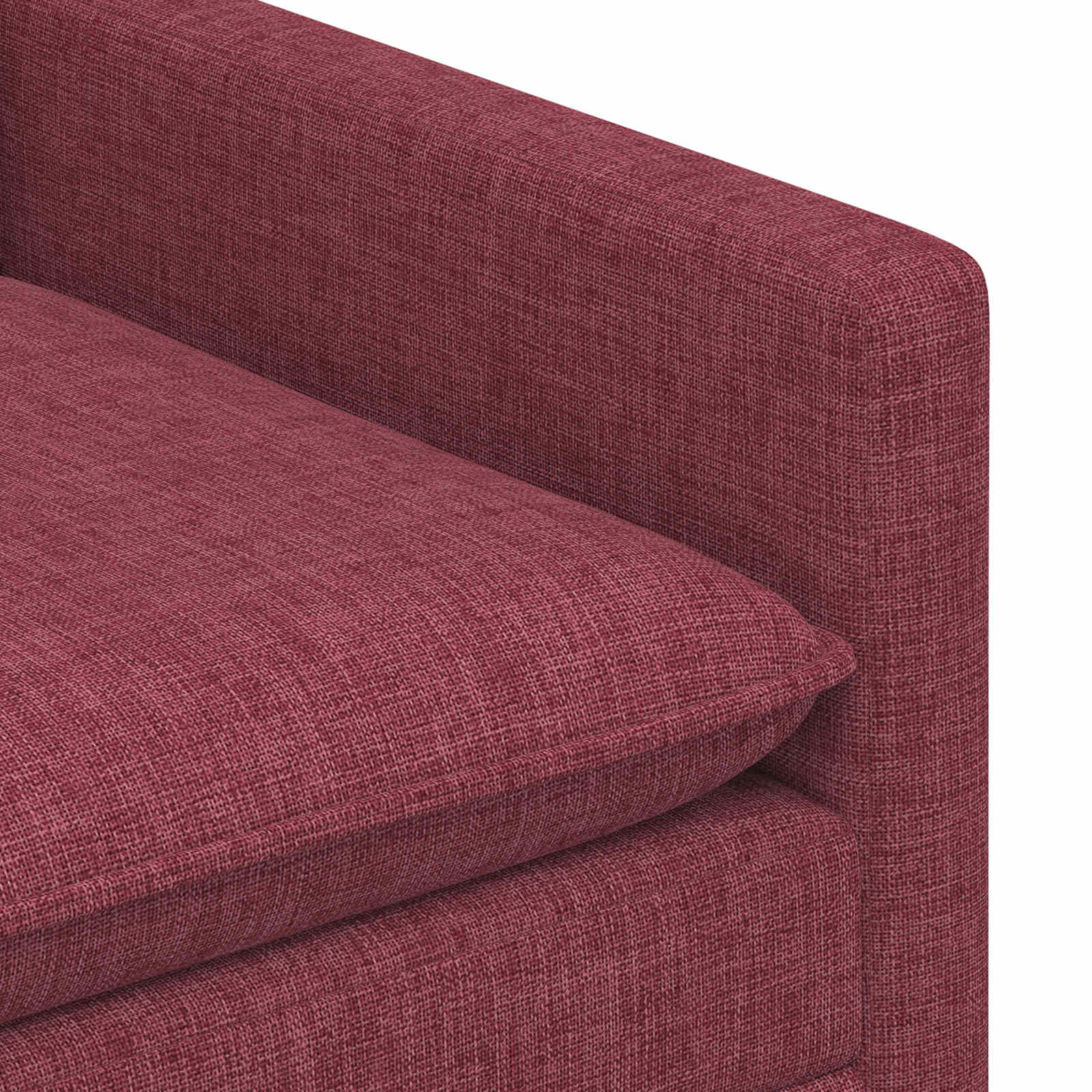 Sofa Vinska crvena 126 x 81 x 87,5 cm Tkanina