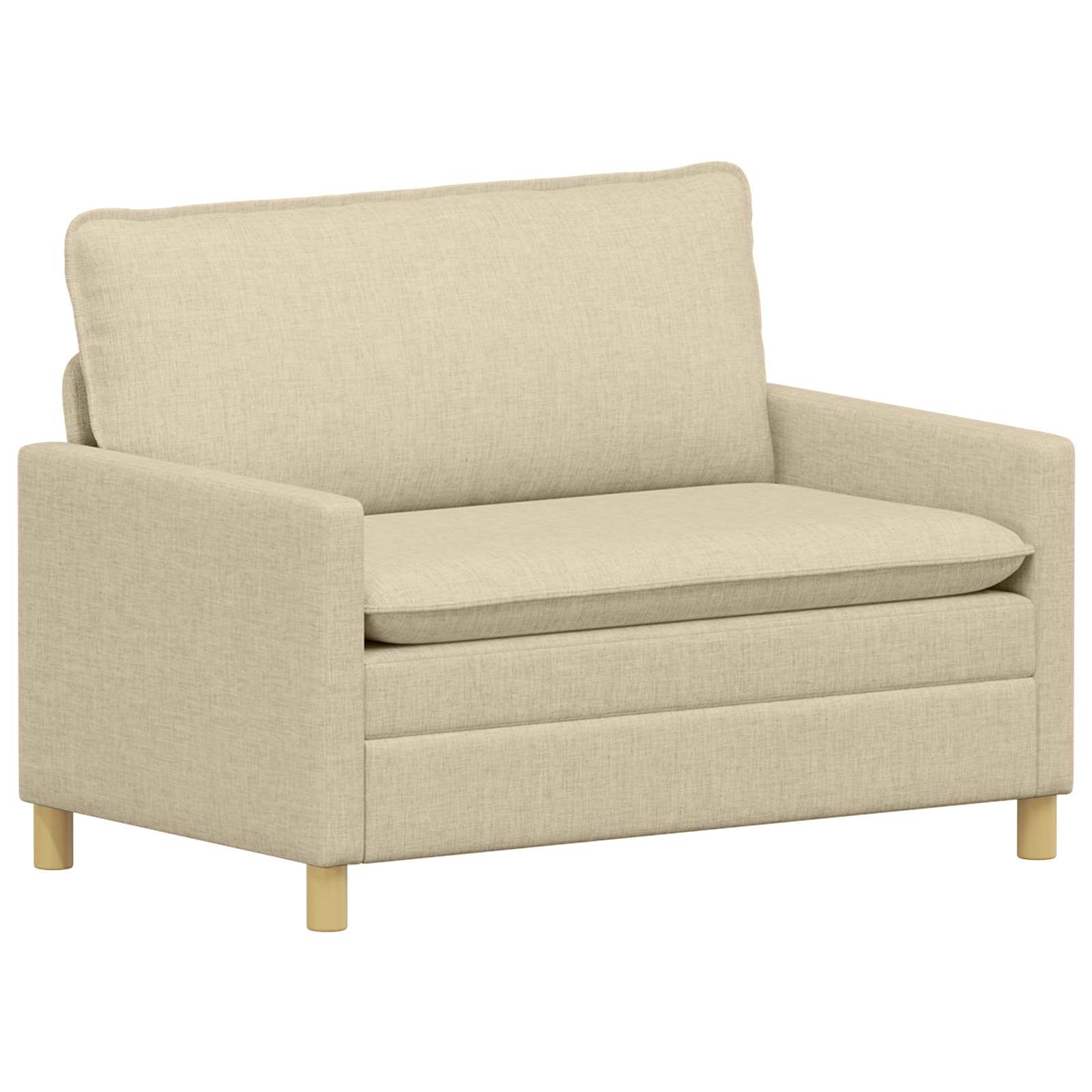 Sofa Krem 126 x 81 x 87,5 cm Tkanina