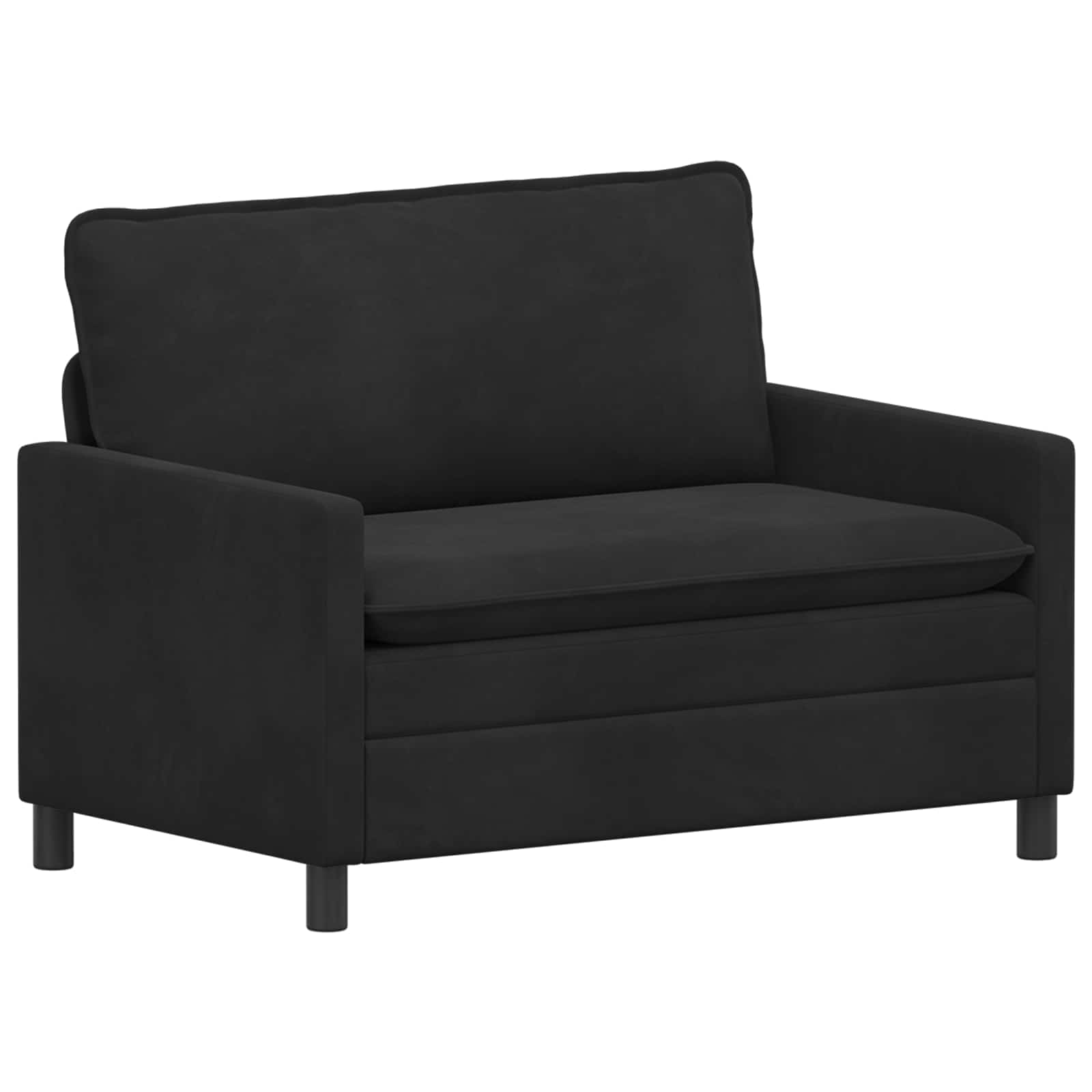 Sofa Crna 126 x 81 x 87,5 cm Baršun