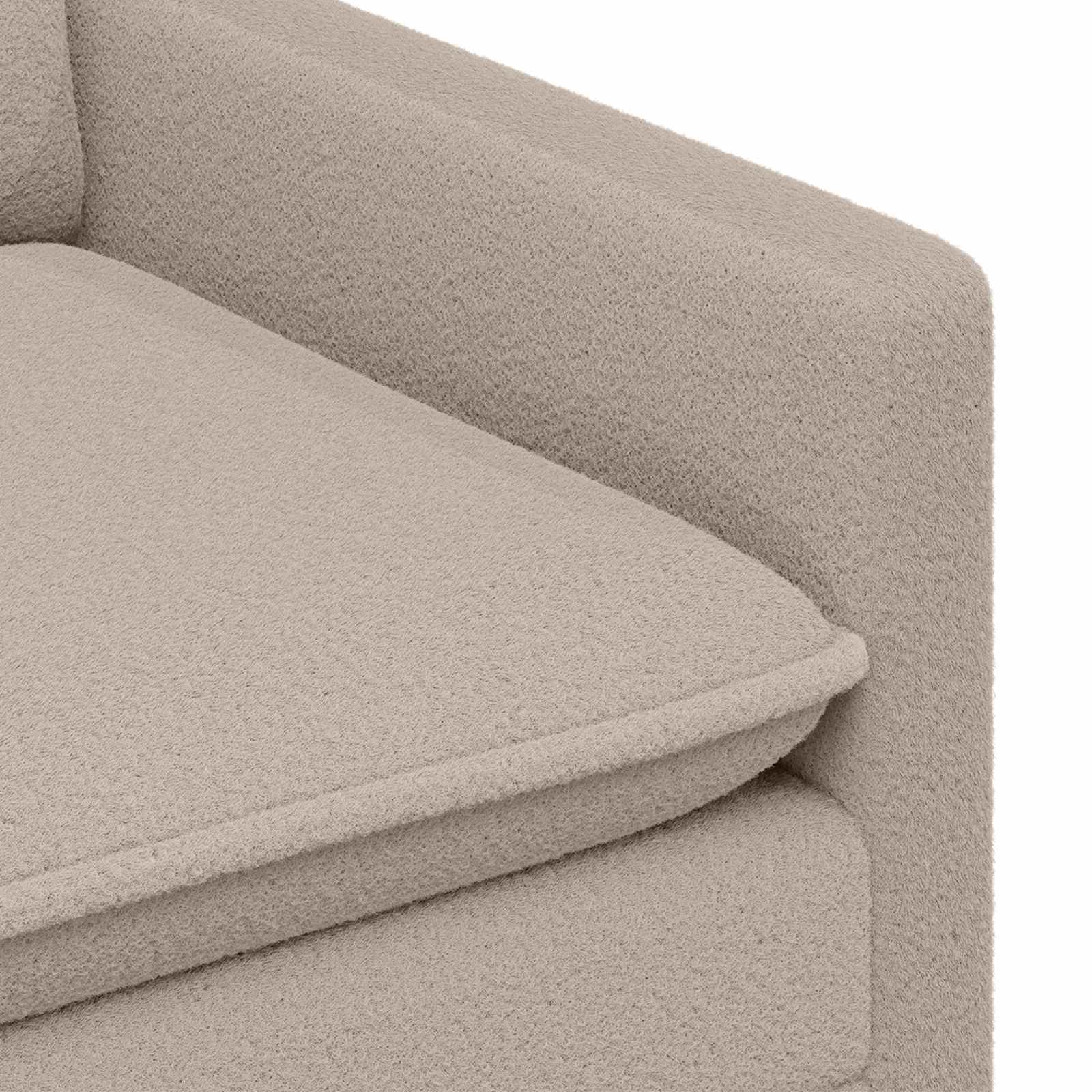 Sofa Svjetlosiva 126 x 81 x 87,5 cm Tkanina