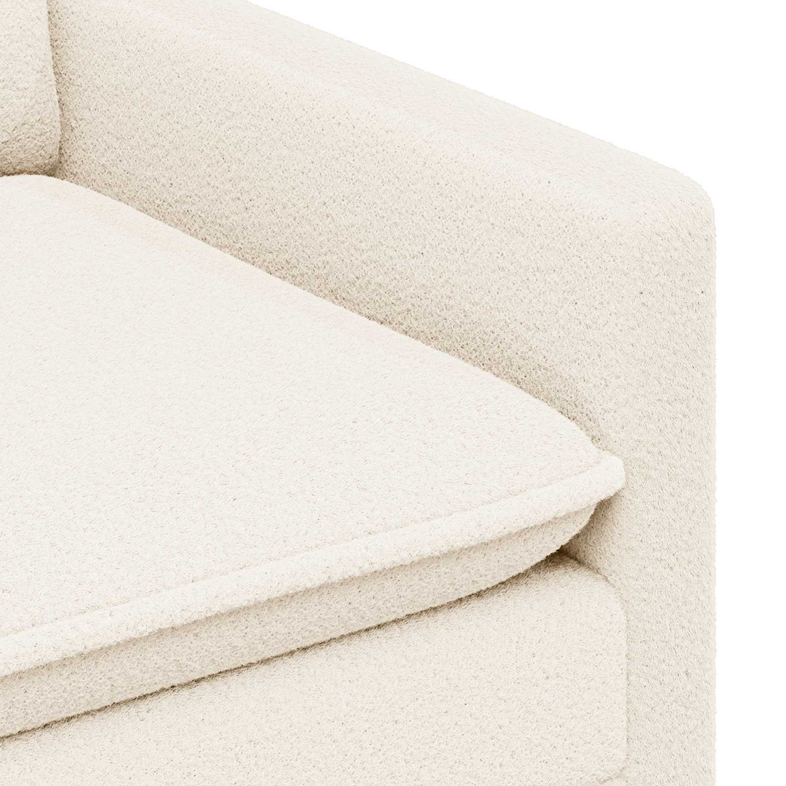 Sofa Krem 126 x 81 x 87,5 cm Tkanina