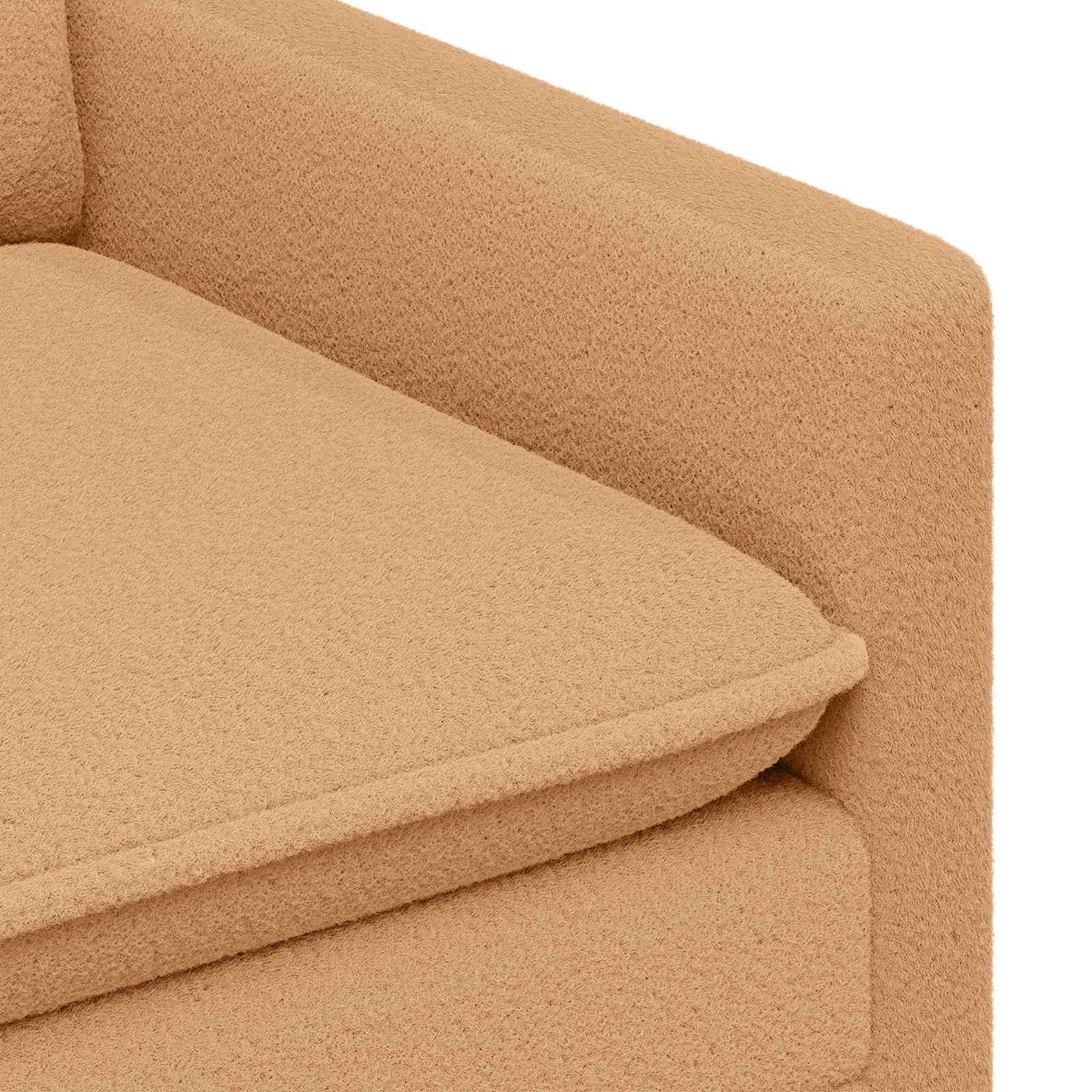 Sofa Bež 126 x 81 x 87,5 cm Tkanina