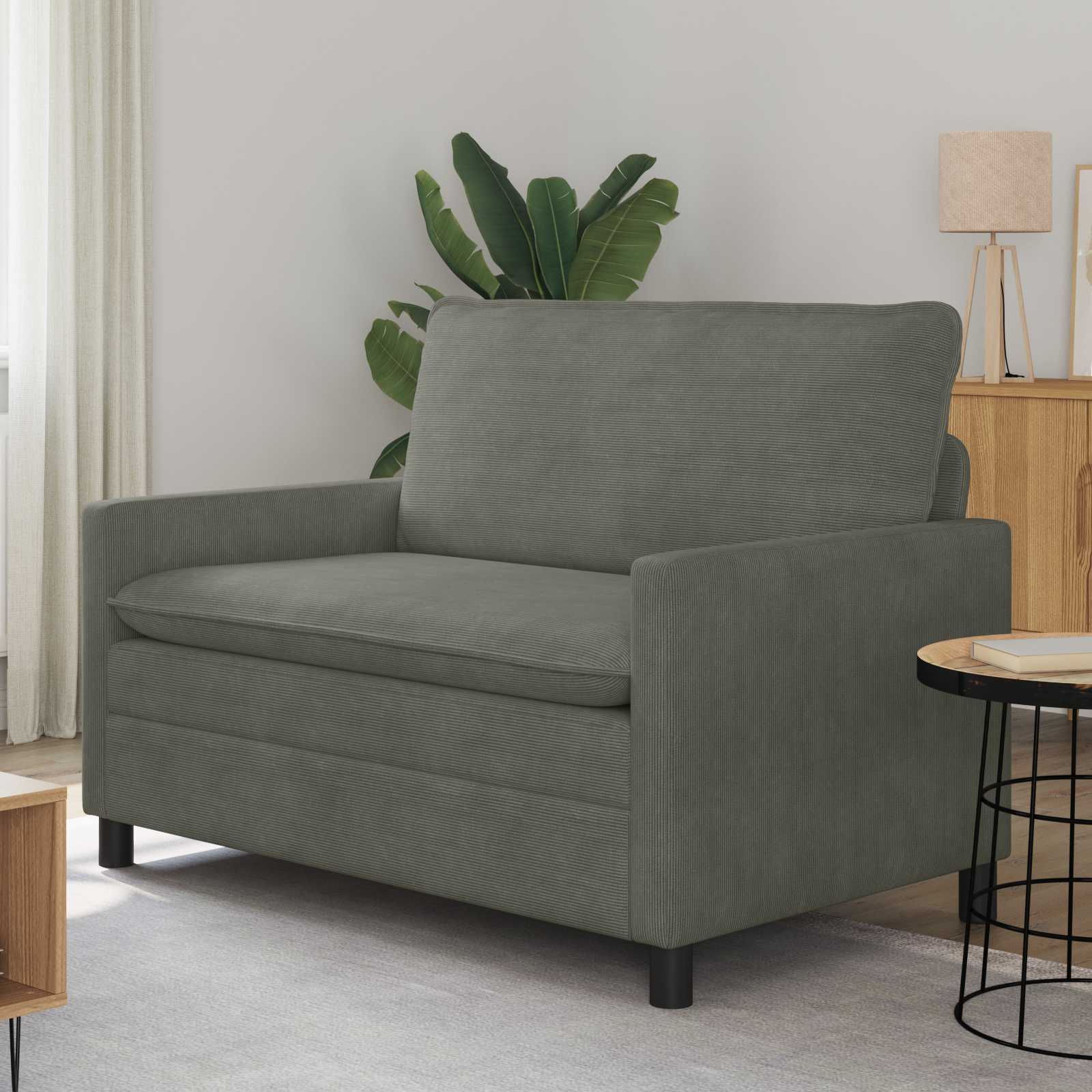 Sofa Svjetlosiva 126 x 81 x 87,5 cm Tkanina