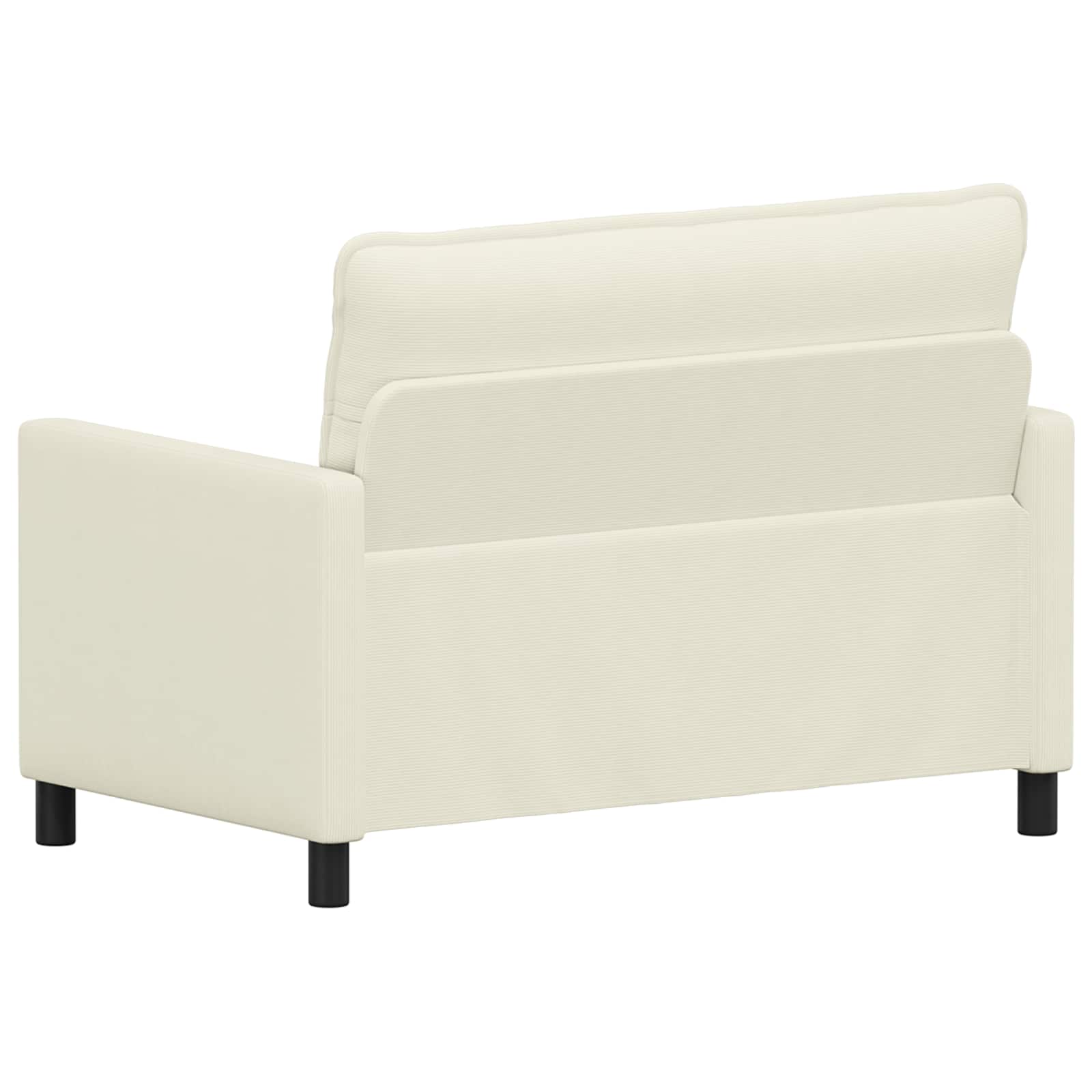 Sofa Krem 126 x 81 x 87,5 cm Tkanina