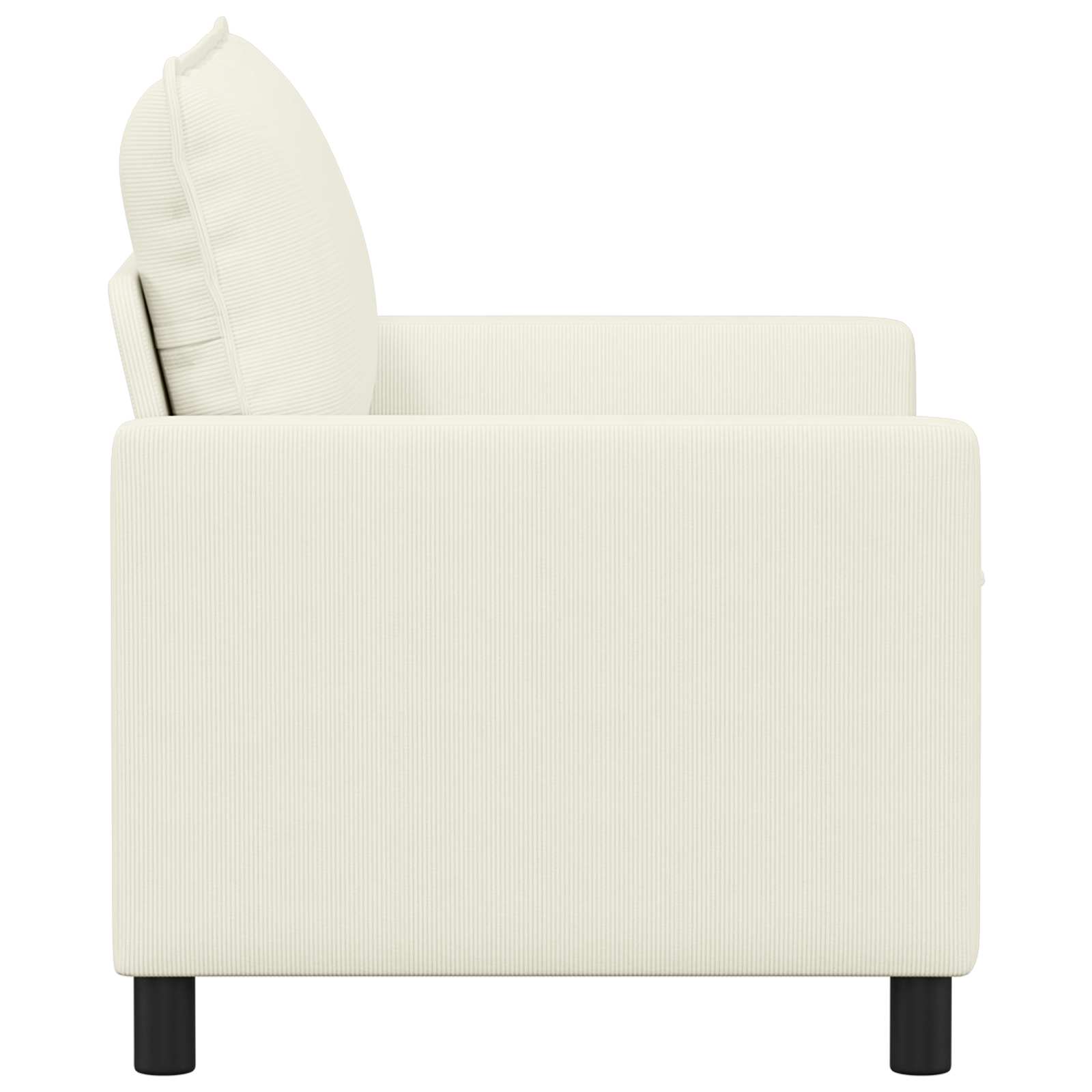 Sofa Krem 126 x 81 x 87,5 cm Tkanina