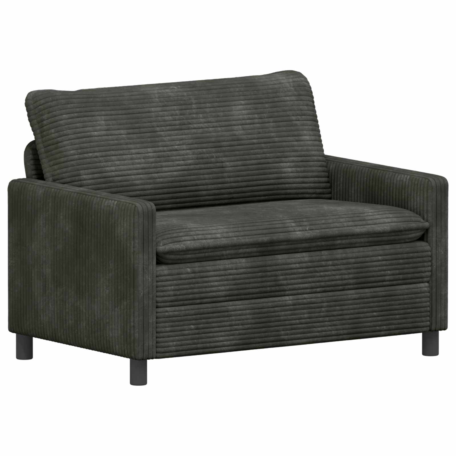 Sofa Antracit 126 x 81 x 87,5 cm Poliester