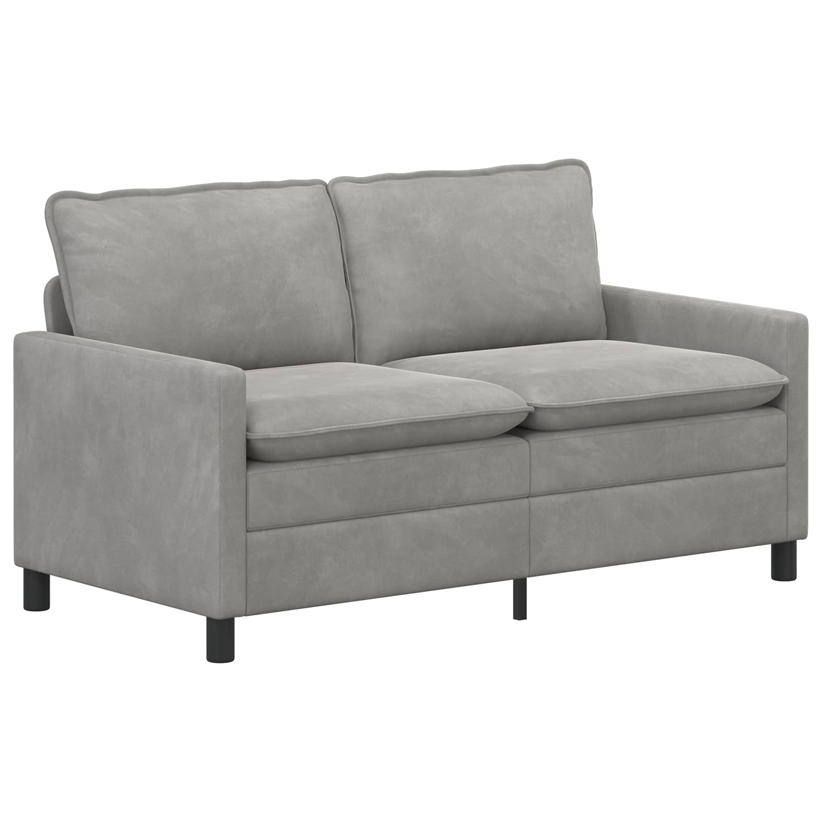 Sofa Svjetlosiva 156 x 81 x 87,5 cm Baršun