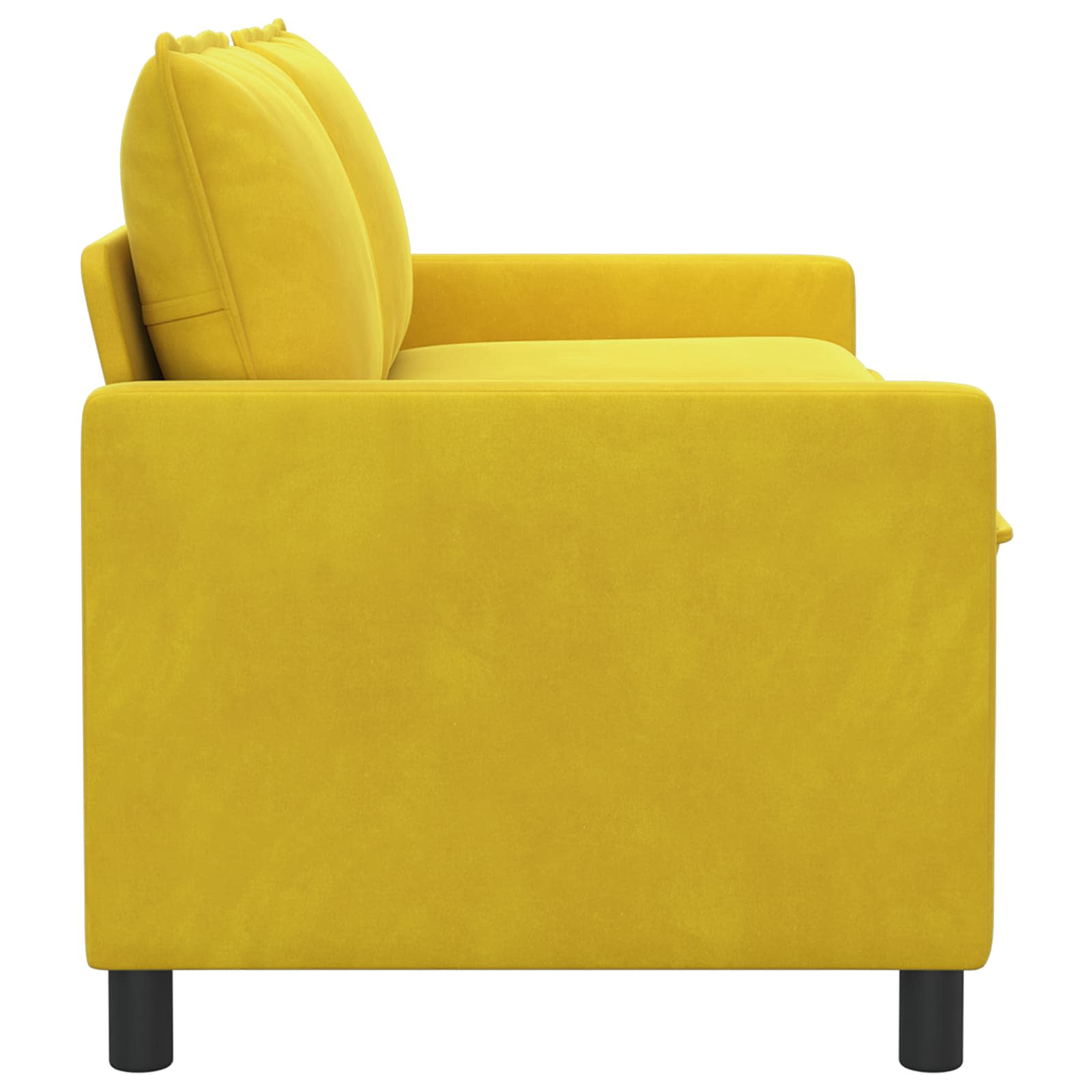 Sofa Žuta 156 x 81 x 87,5 cm Baršun