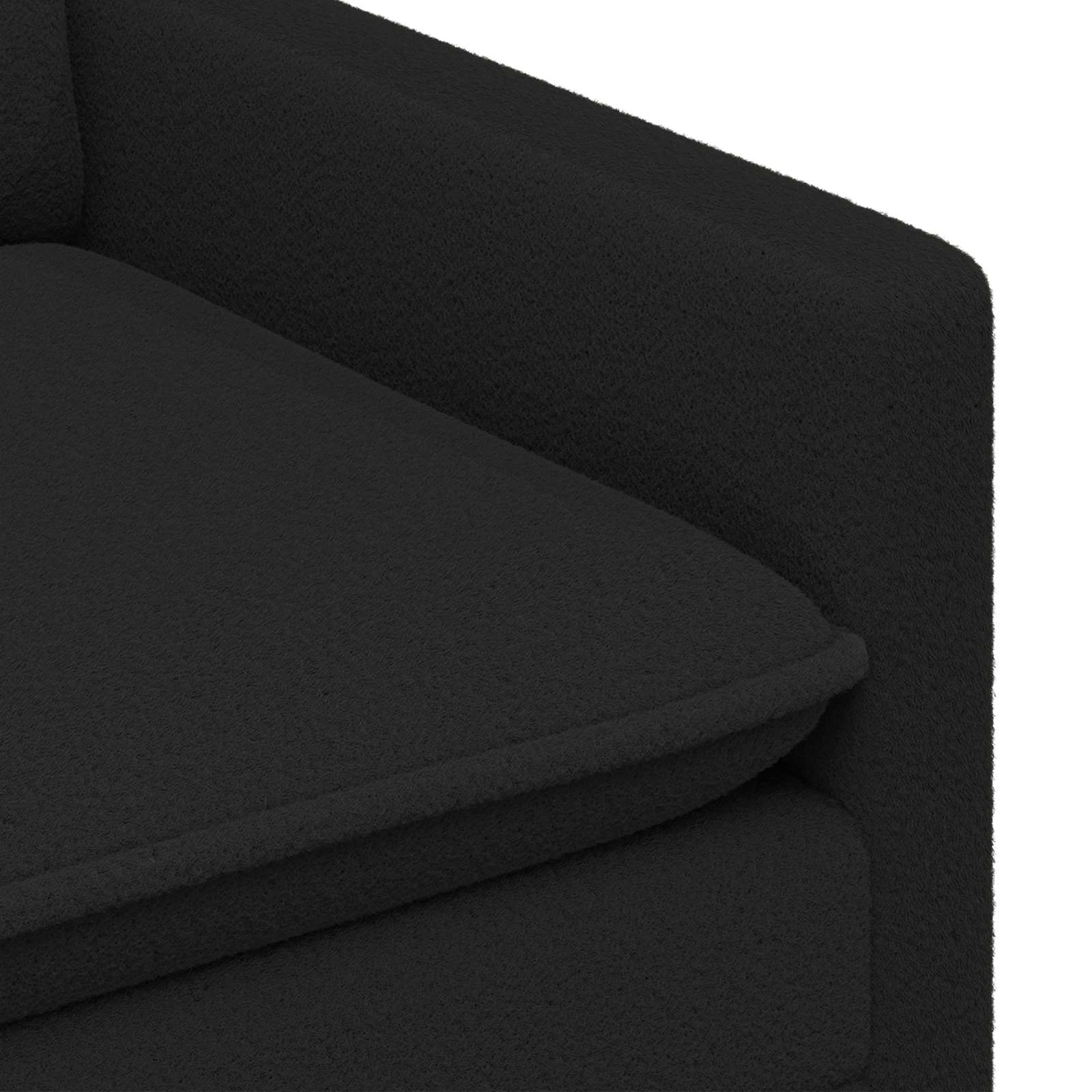 Sofa Crna 156 x 81 x 87,5 cm Tkanina