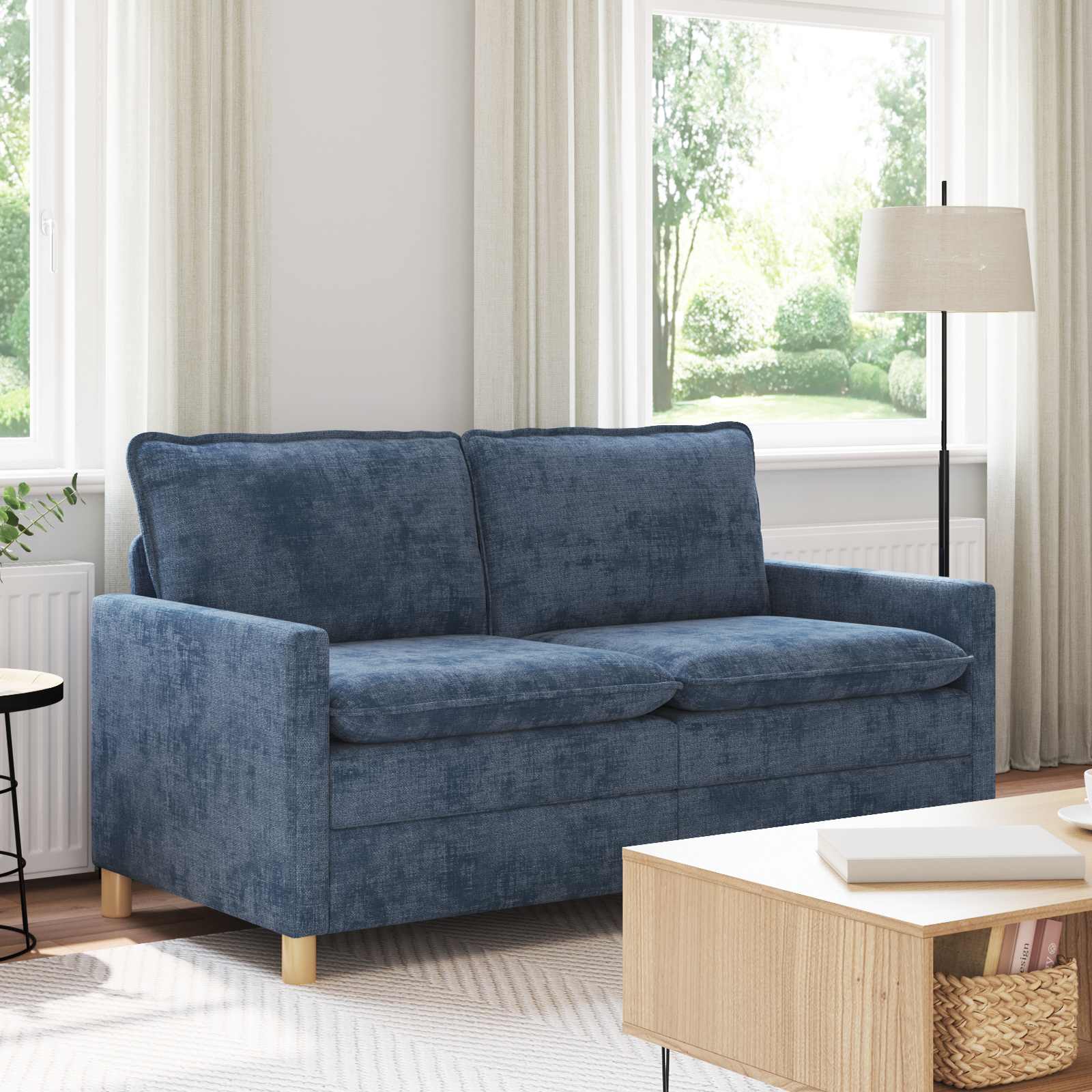 Sofa Plava 156 x 81 x 87,5 cm Poliester